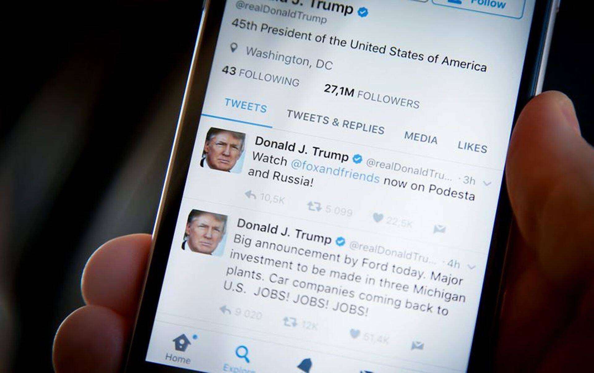 Рыночная стоимость Twitter без постов президента США упадет на $2 млрд