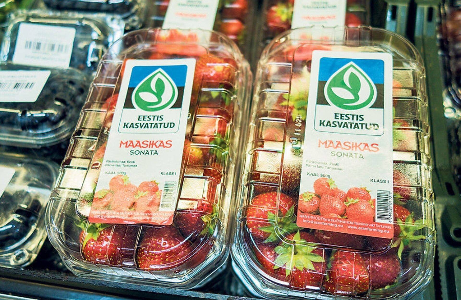 Eesti maasika tunned ära märgi "Eestis kasvatatud" järgi.