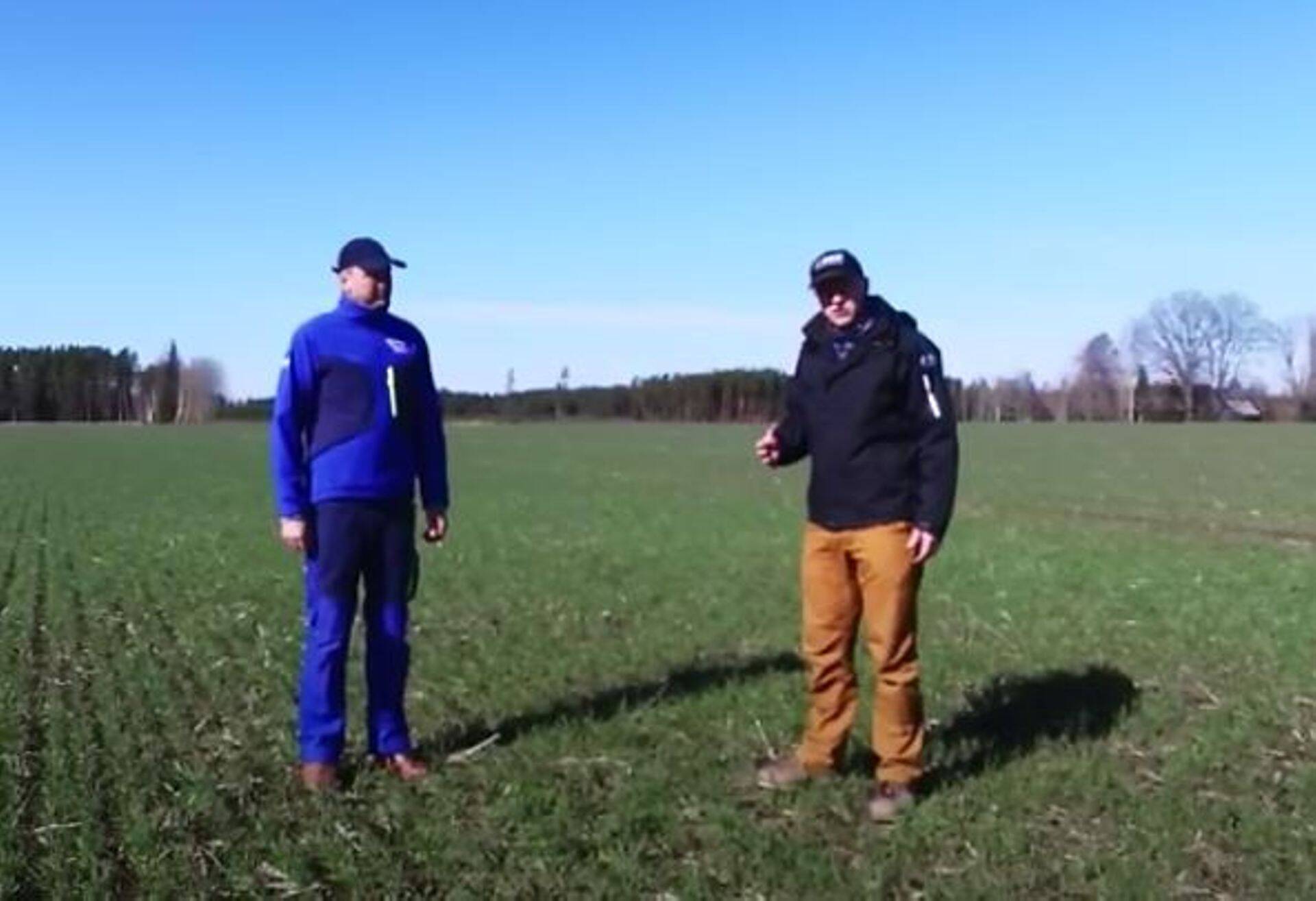 BASFi agronoomid Kristjan Kasearu ja Alo Põldmaa.