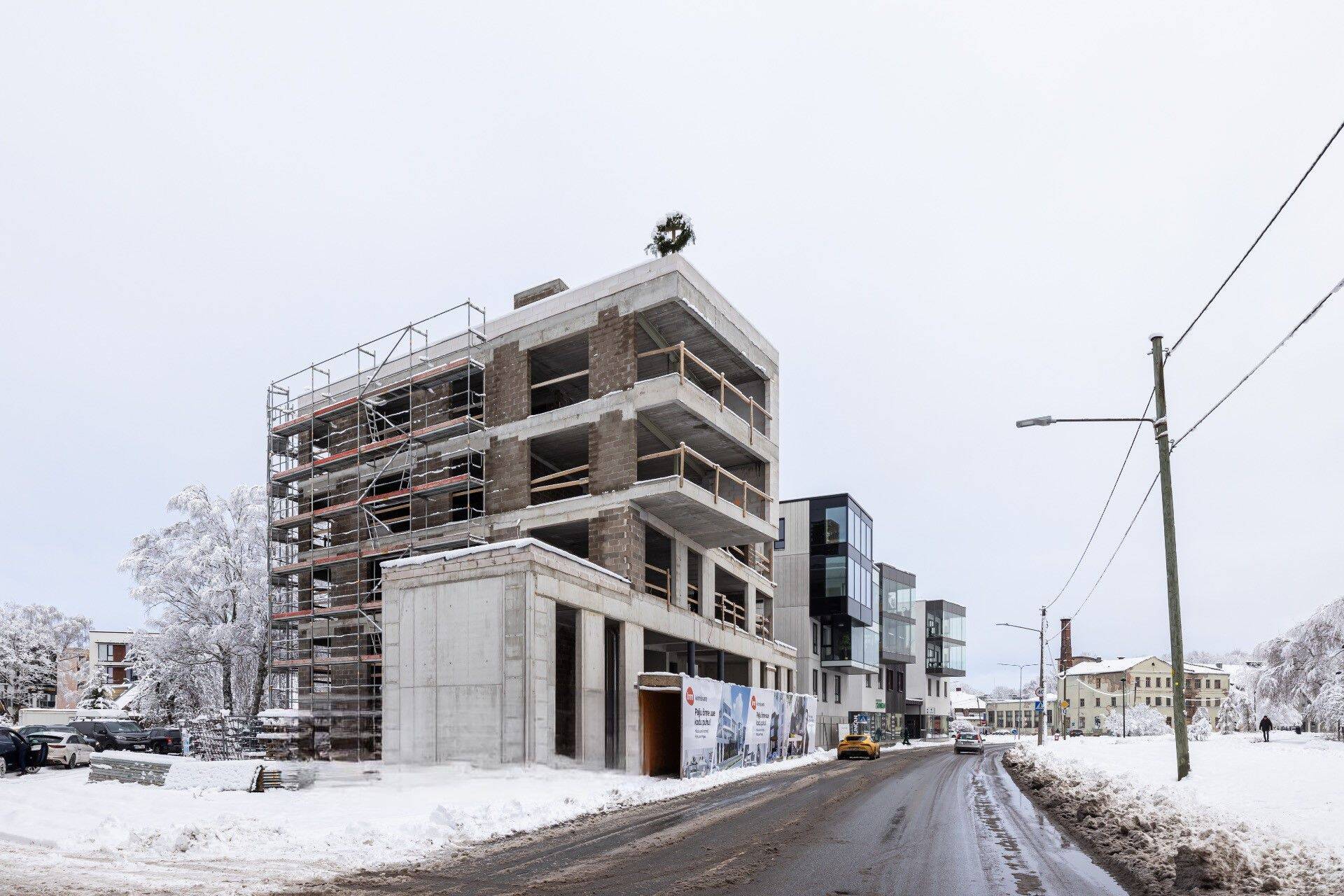 Hoonesse on kavandatud ka viie meetri kõrguste lagedega äripinnad (Foto: LVM Kinnisvara).