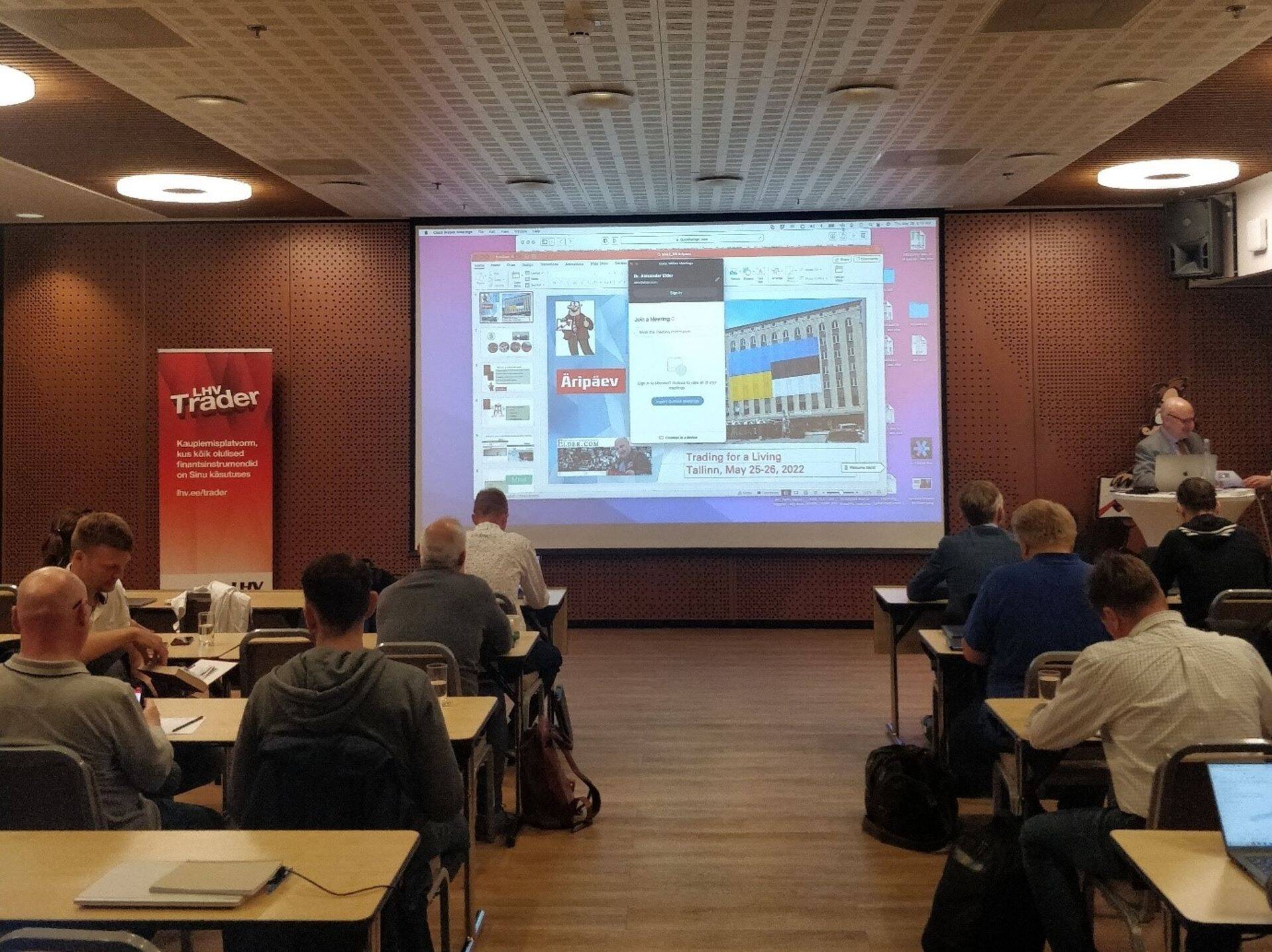 Foto no Aleksandra Eldera meistarklases Tallinā šī gada maijā