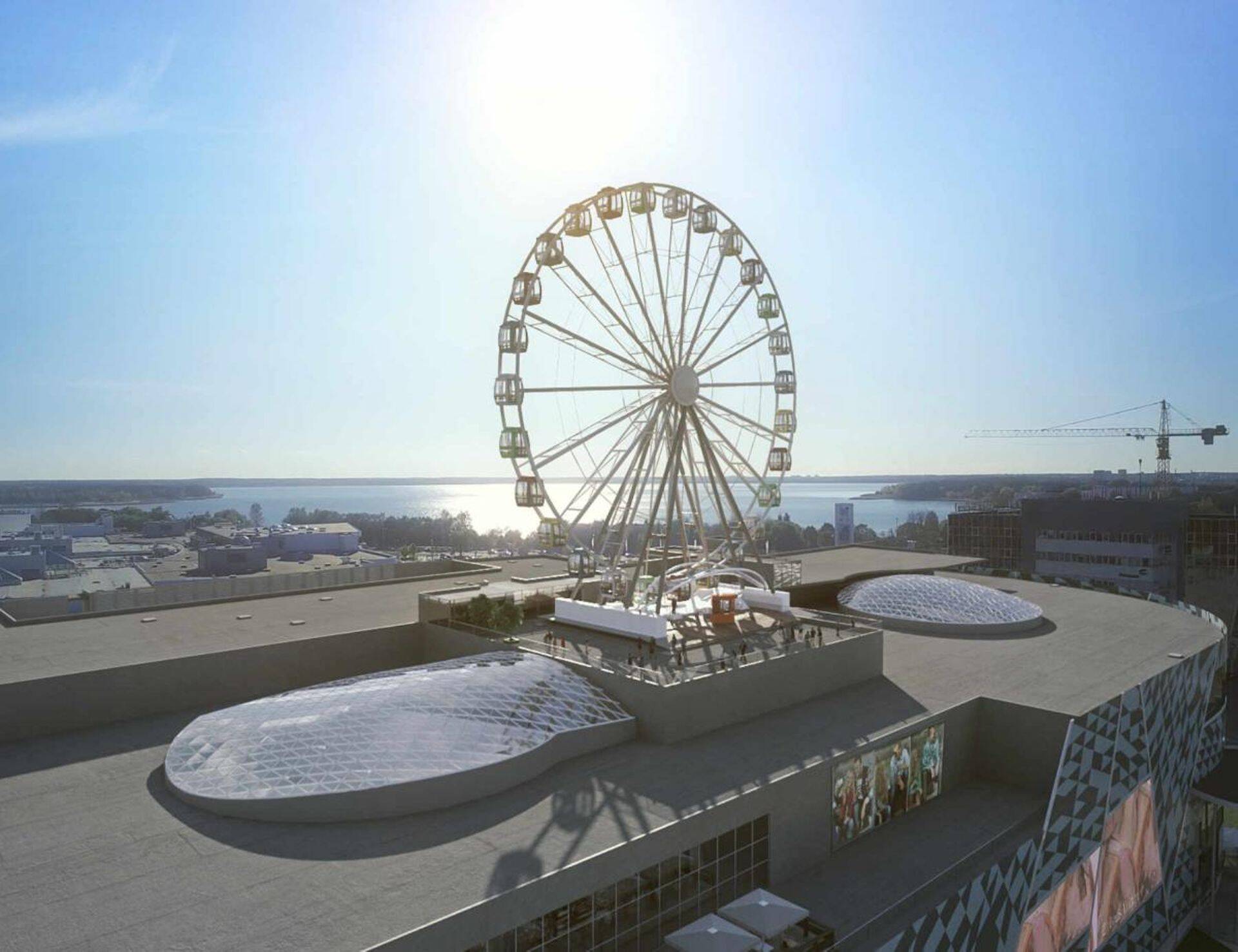 T1 Mall of Tallinna katus.