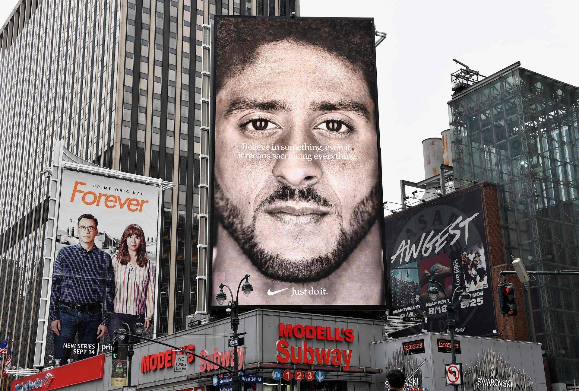 Nike reklaamtahvel New Yorgis