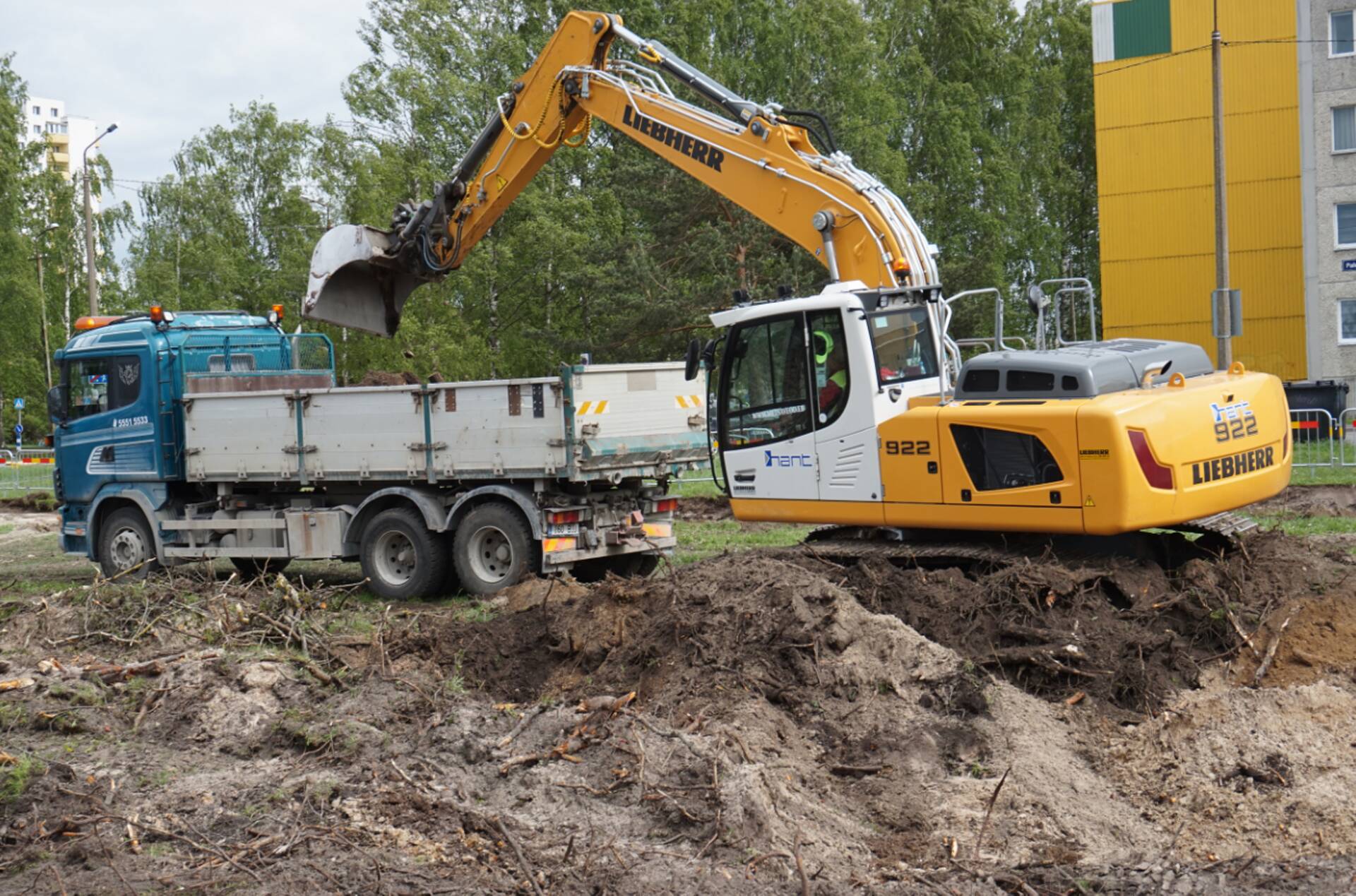 Rekonstrueerimistööd Haabersti ringristmiku juures