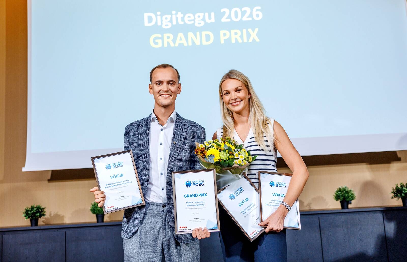 Aasta Digitegu 2026 grand prix’ läks Gert-Kristjan Rungile ja Keili Sükijainenile