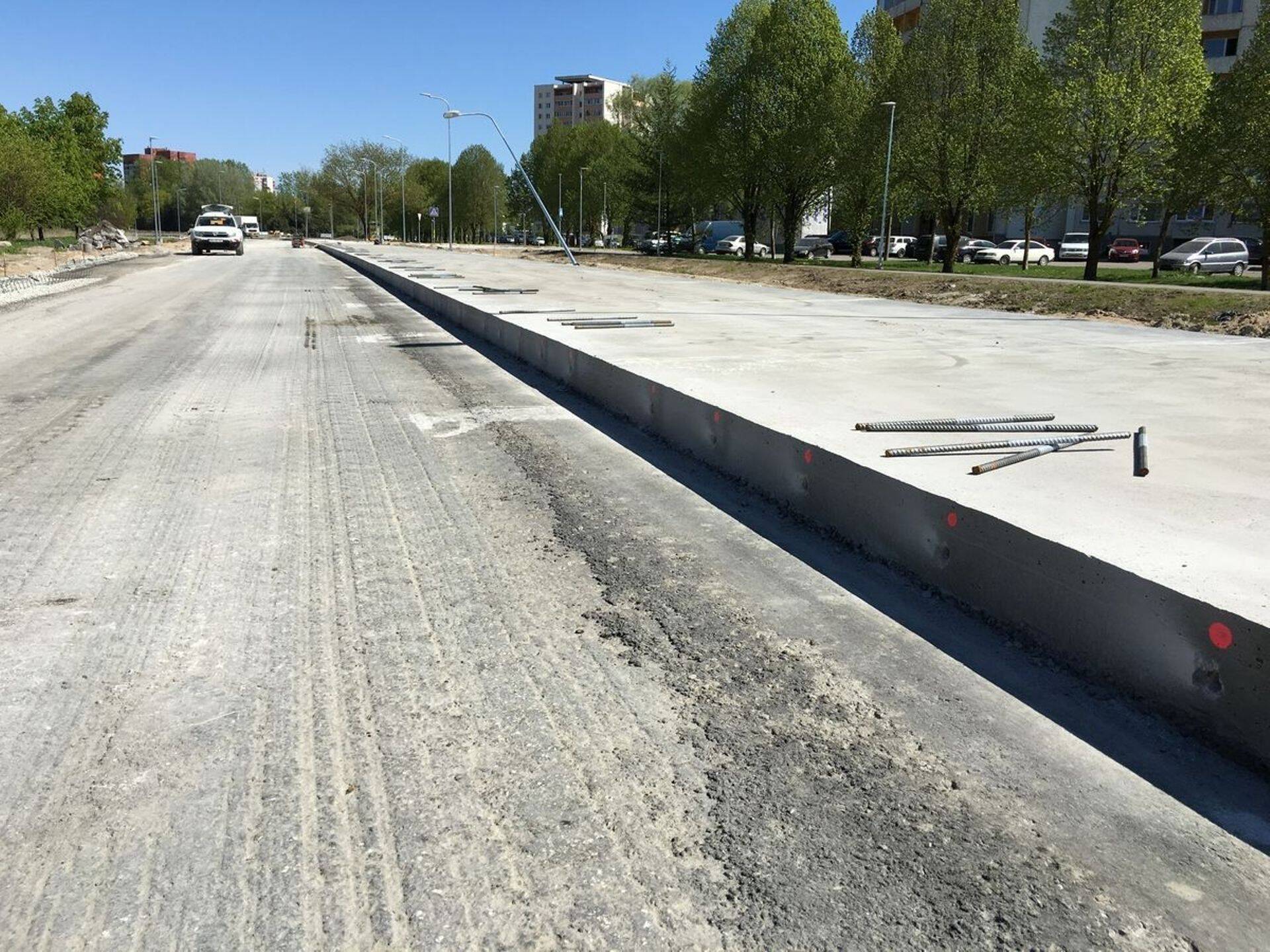 Betoontee katselõik Tallinnas.