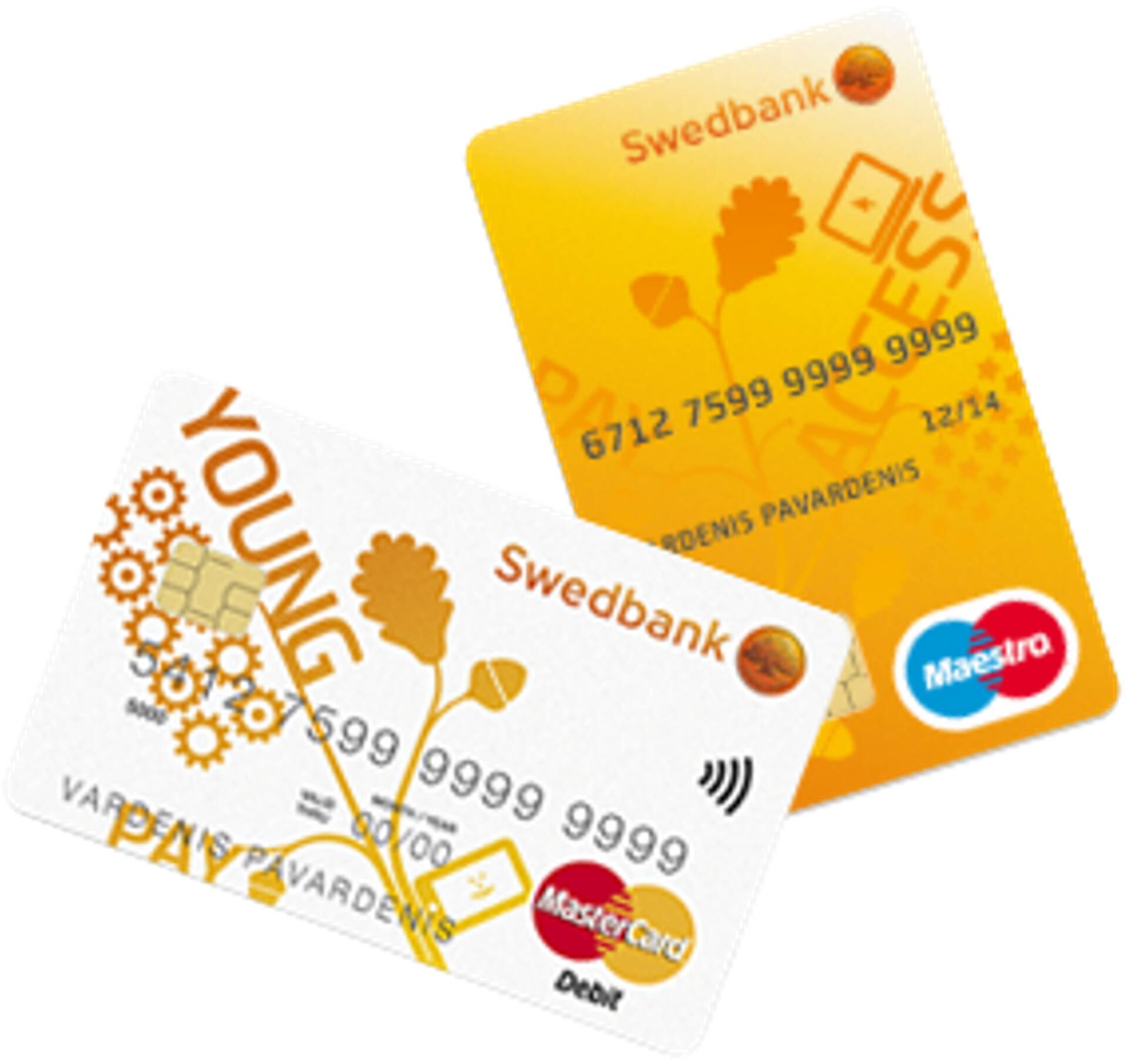 Swedbank выдал 100 000 бесконтактных карточек