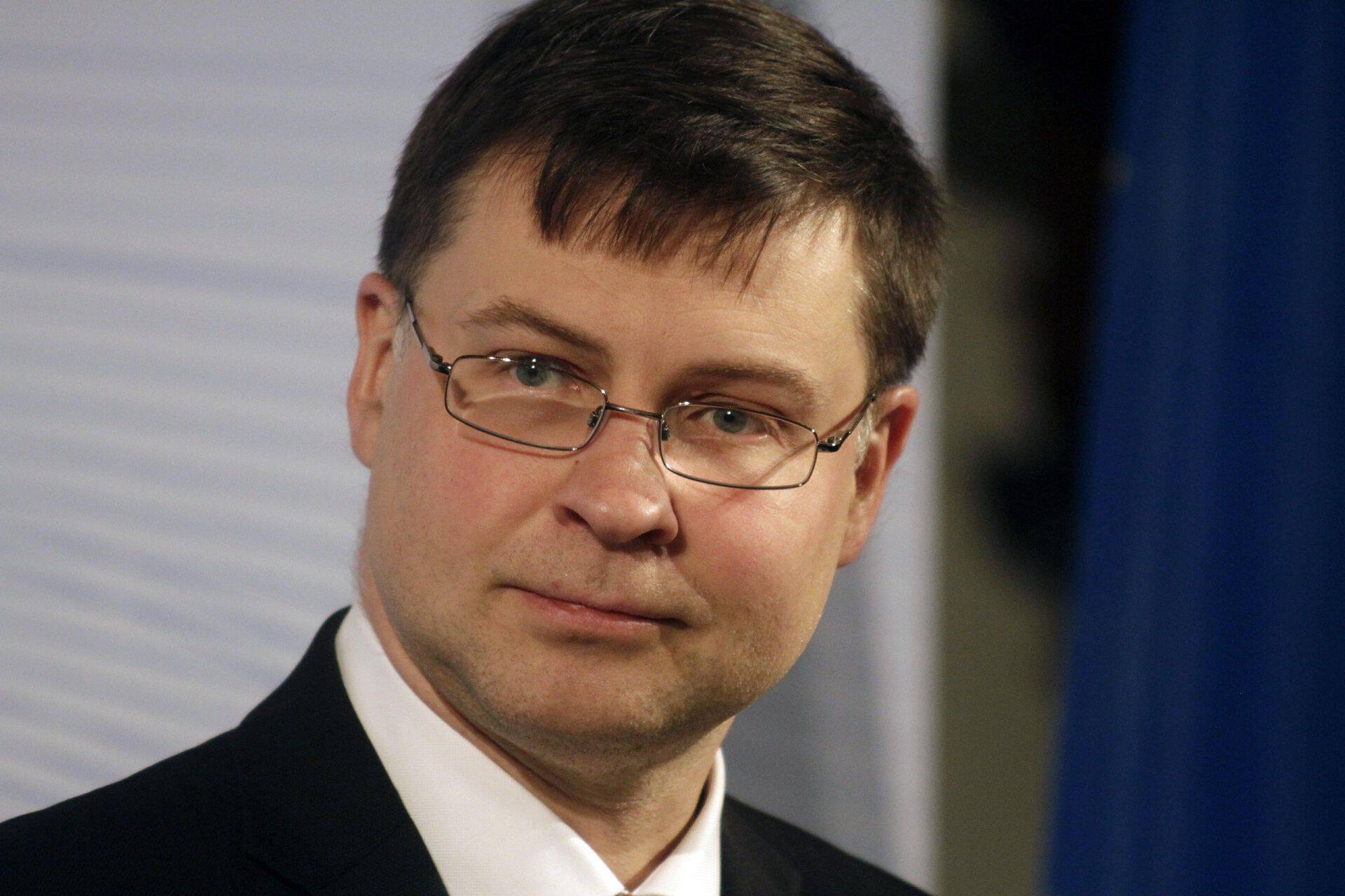 Euroopa Komisjoni asepresident Valdis Dombrovskis.