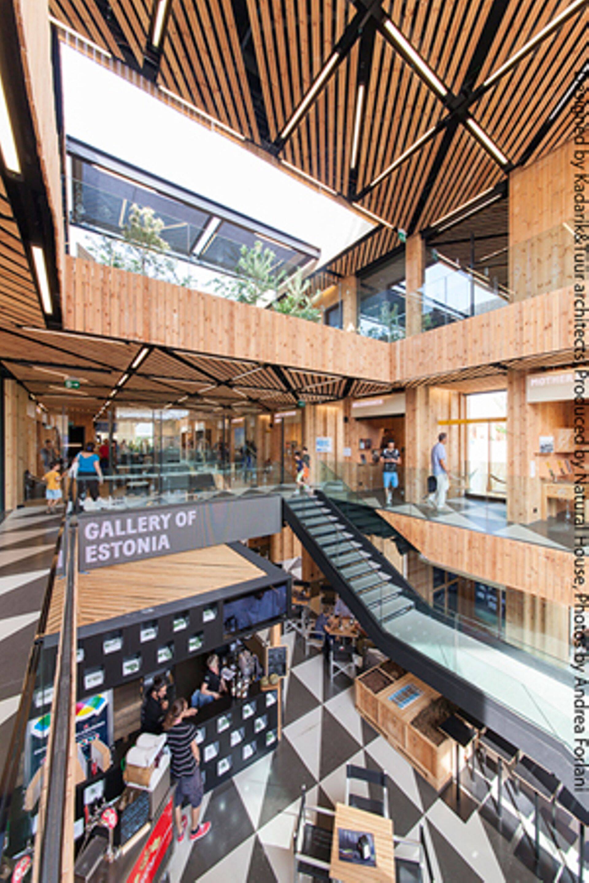 Эстонский павильон EXPO 2015. Производитель: Natural House; архитектура: Kadarik Tuur Arhitektid
