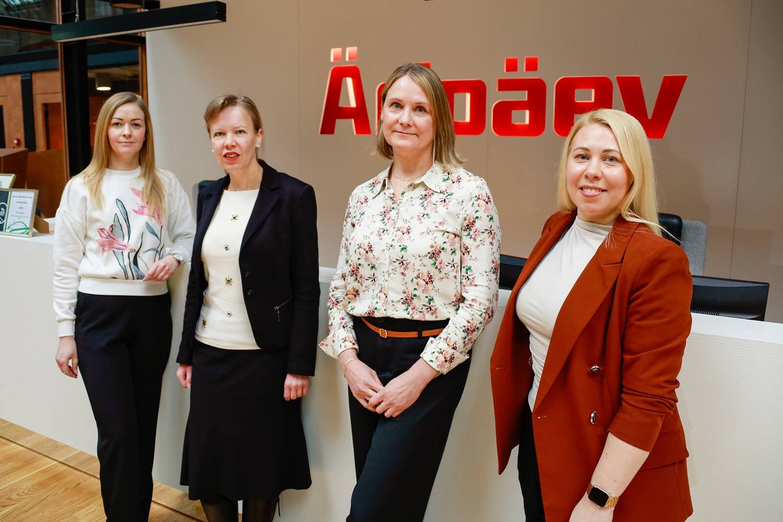 Vasakult: Eve Noormägi, Külli Gutmann, Karin Madisson ja Karin Valtson