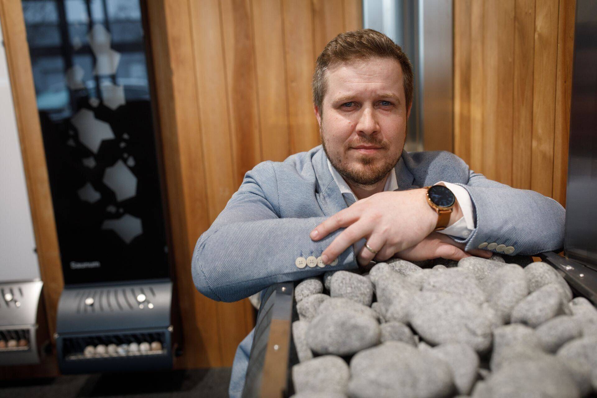 Исполнительный директор Saunum Хенри Линдал.