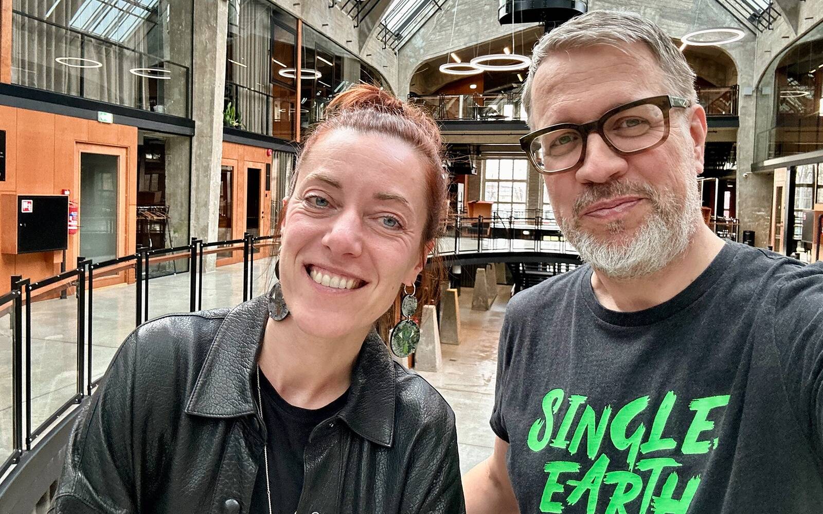 BSV Ventures partner Jana Budkovskaja ja saatejuht Tarmo Virki.