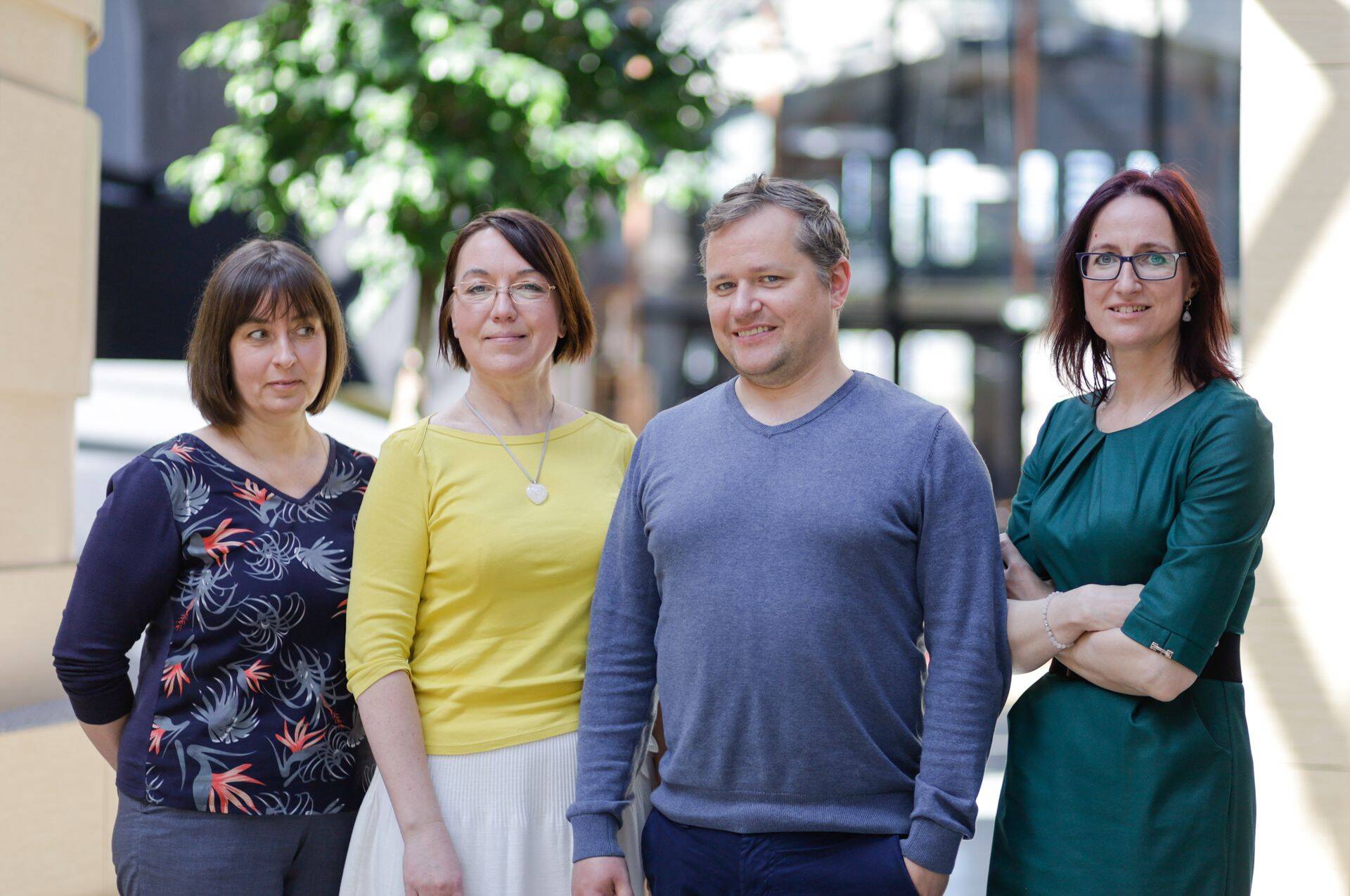 Janne Funk, Mare Timian, Heiki Kanne ja Krista Kulderknup.