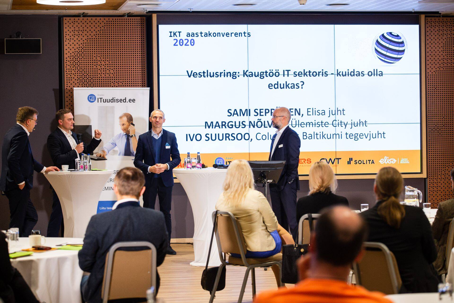 Mullusel IKT aastakonverentsil osalesid vestlusringis Margus Nõlvak, Ivo Suursoo ja Sami Seppänen.