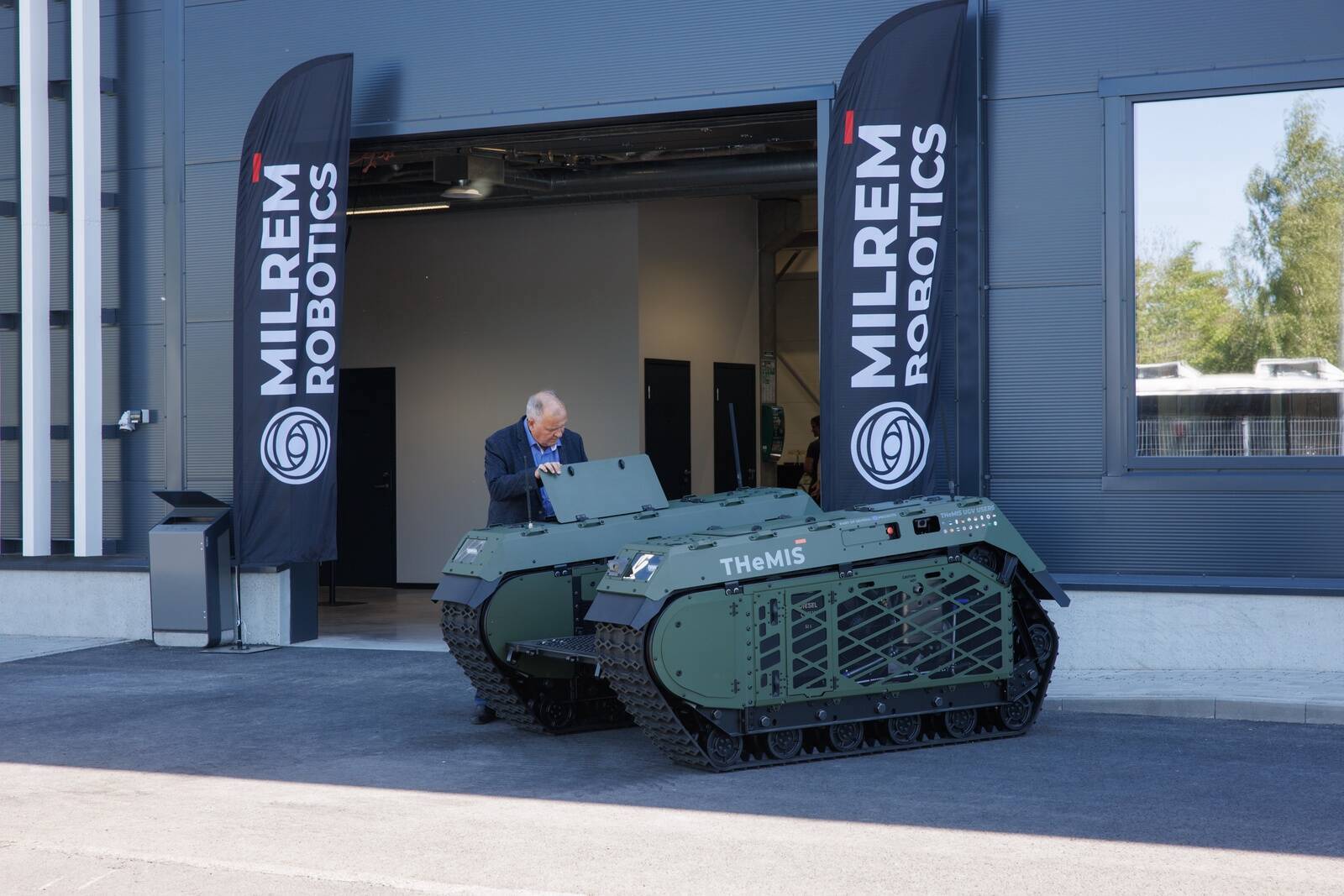 Milrem открыл завод в Эстонии в мае этого года.