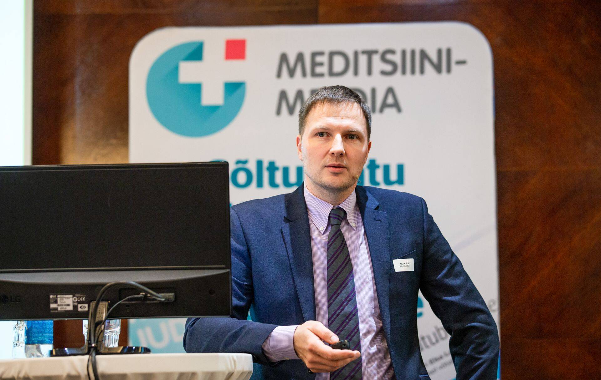 Alar Irs Meditsiiniuudiste konverentsil Meditsiin 2020.