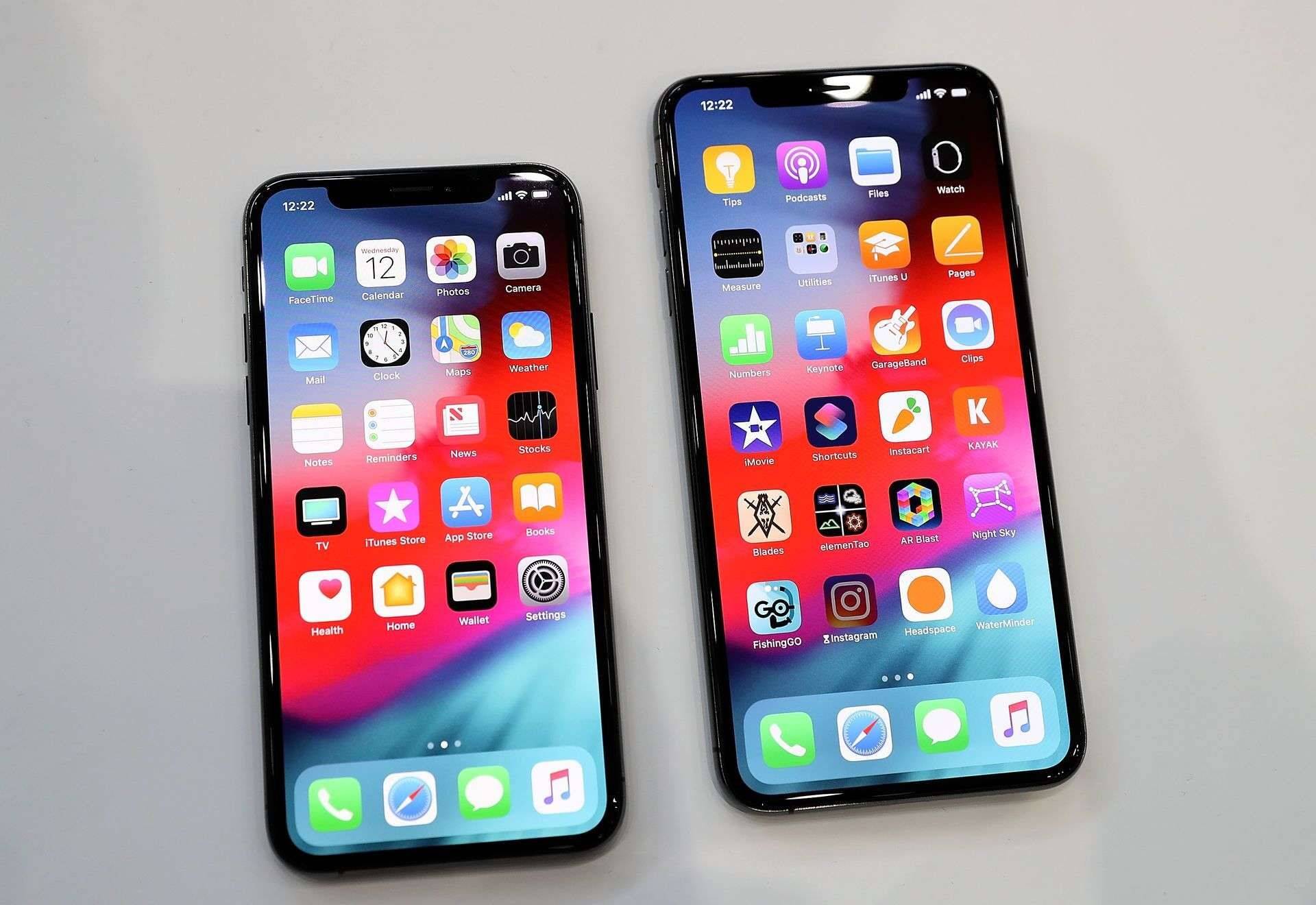 iPhone Xs (vasakul) ja Xs Max on Xi perekonna uusimad liikmed. Ühtlasi on Xs Max seni suurim ja kalleim iPhone.