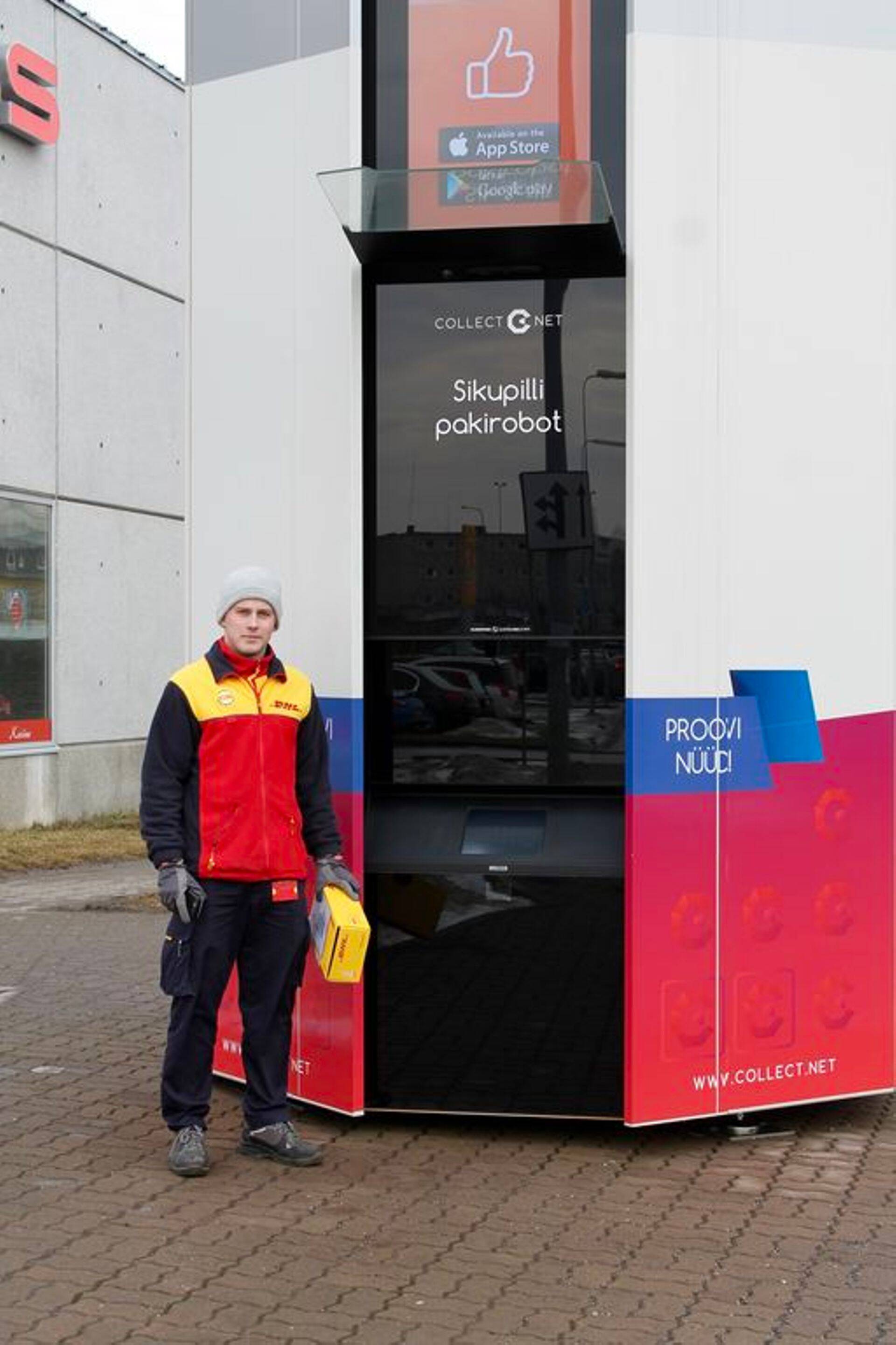 DHL hakkas Collect.Neti pakiroboteid kasutama käesoleva aasta märtsis.