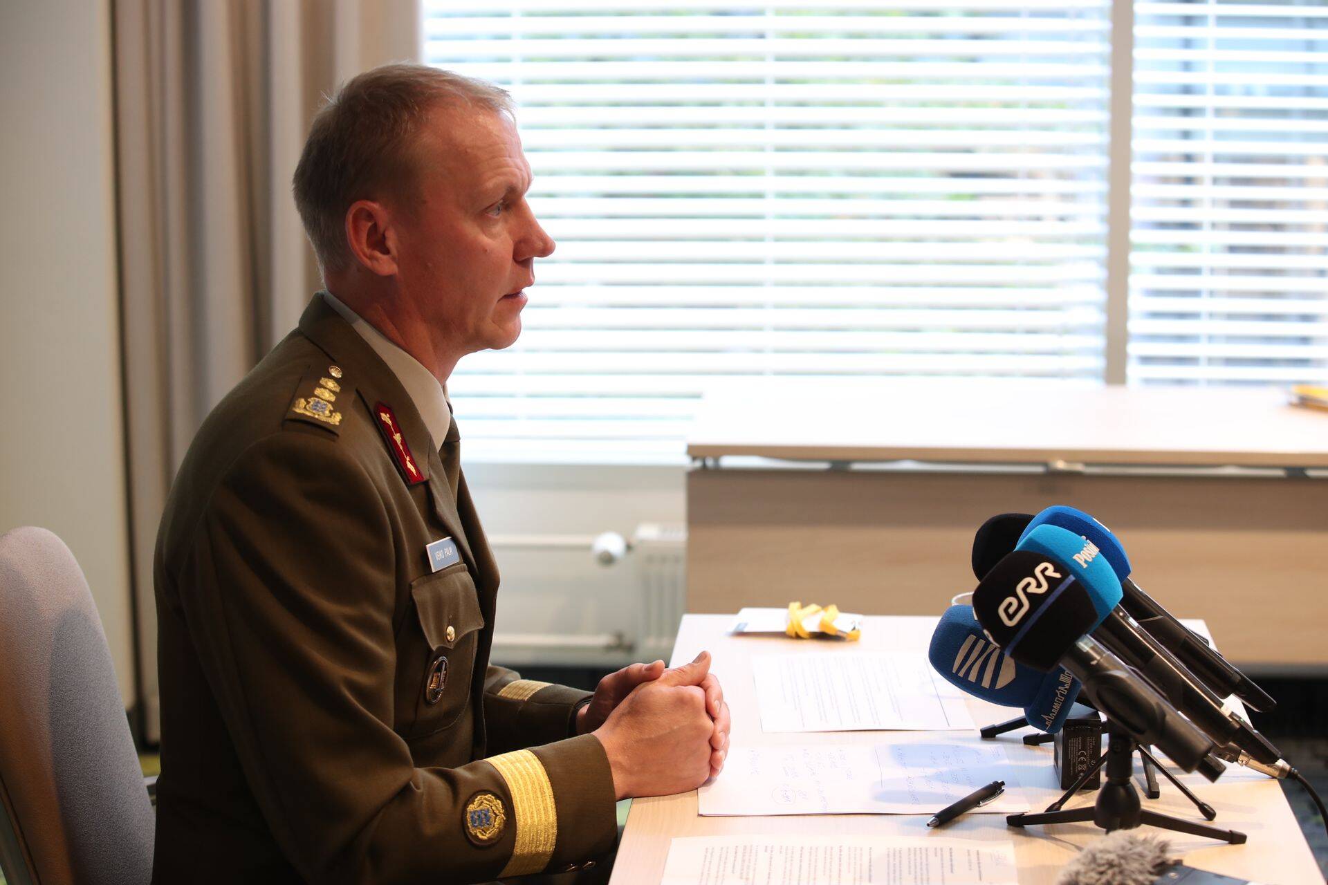 Kaitseväe juhataja asetäitja kindralmajor Veiko-Vello Palm