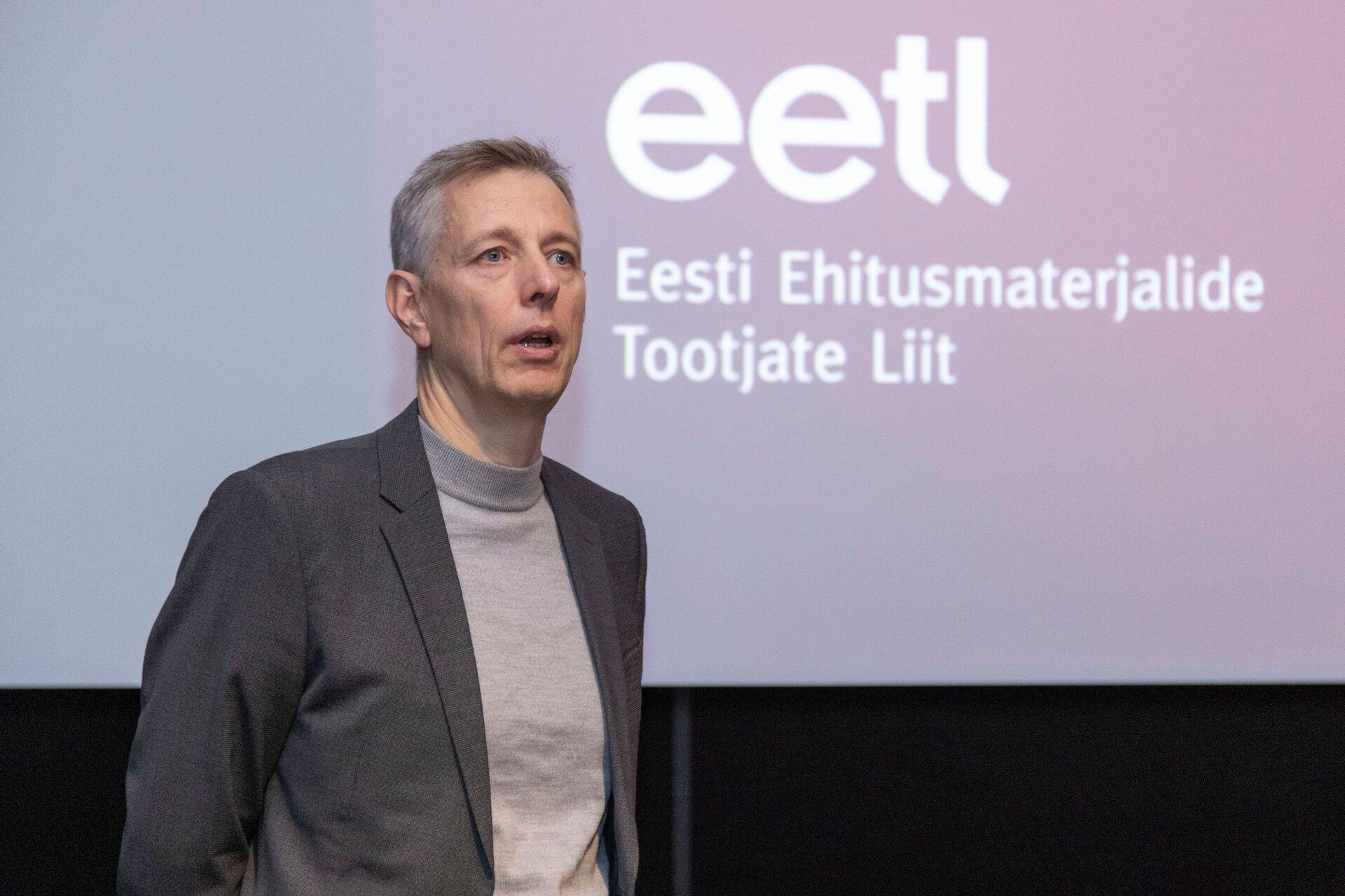 Eesti Ehitusmaterjalitootjate Liidu juhatuse liige ja Saint-Gobain Eesti juht Mart Arro.