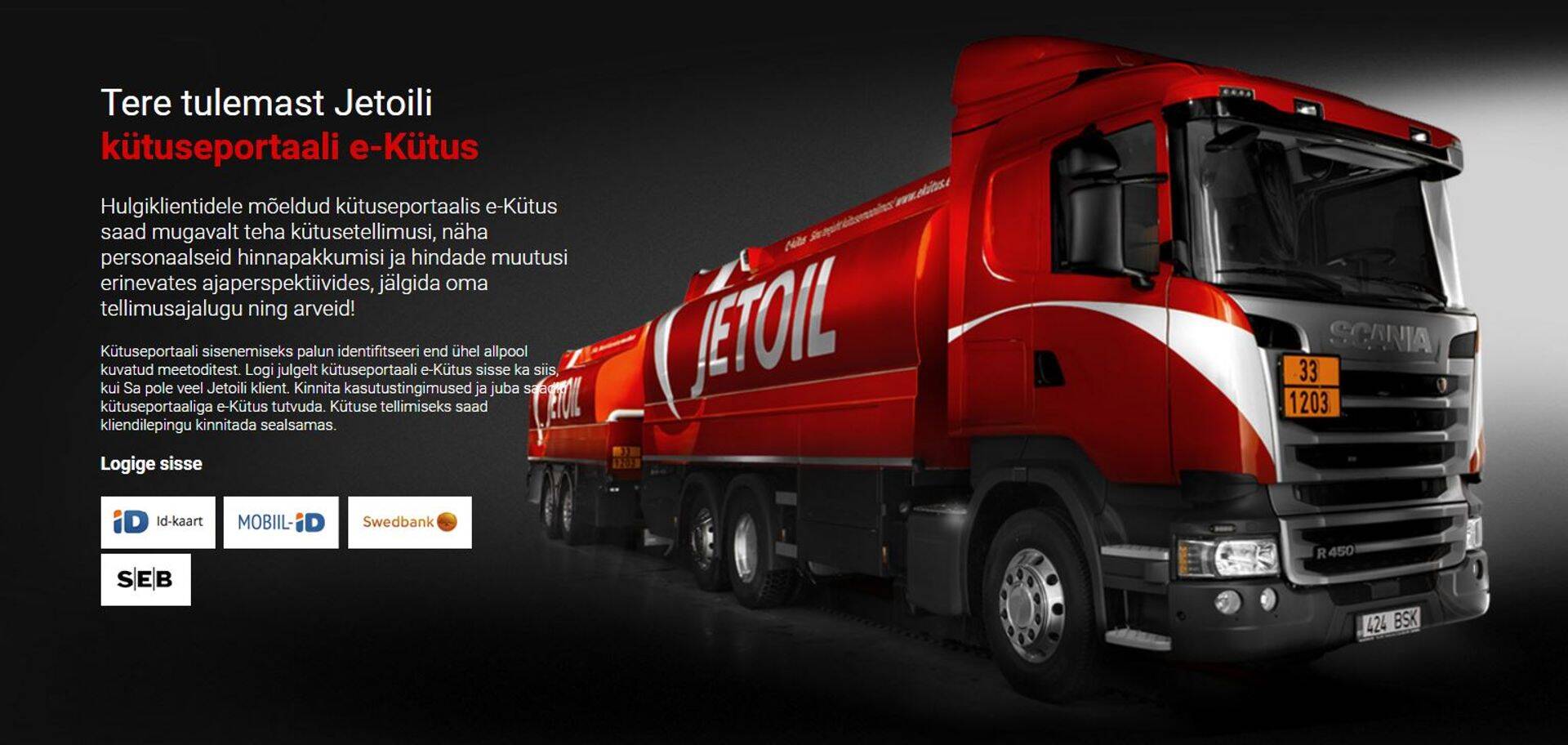 Jetoil avas kütusemüügi portaali