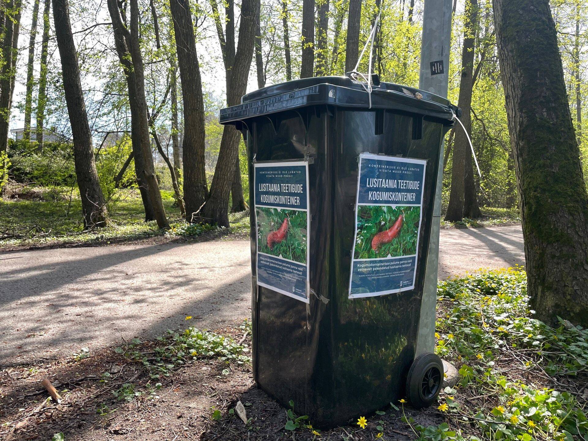 Enne konteinerisse viskamist tuleb nälkjad panna korralikult suletud kilekotti.