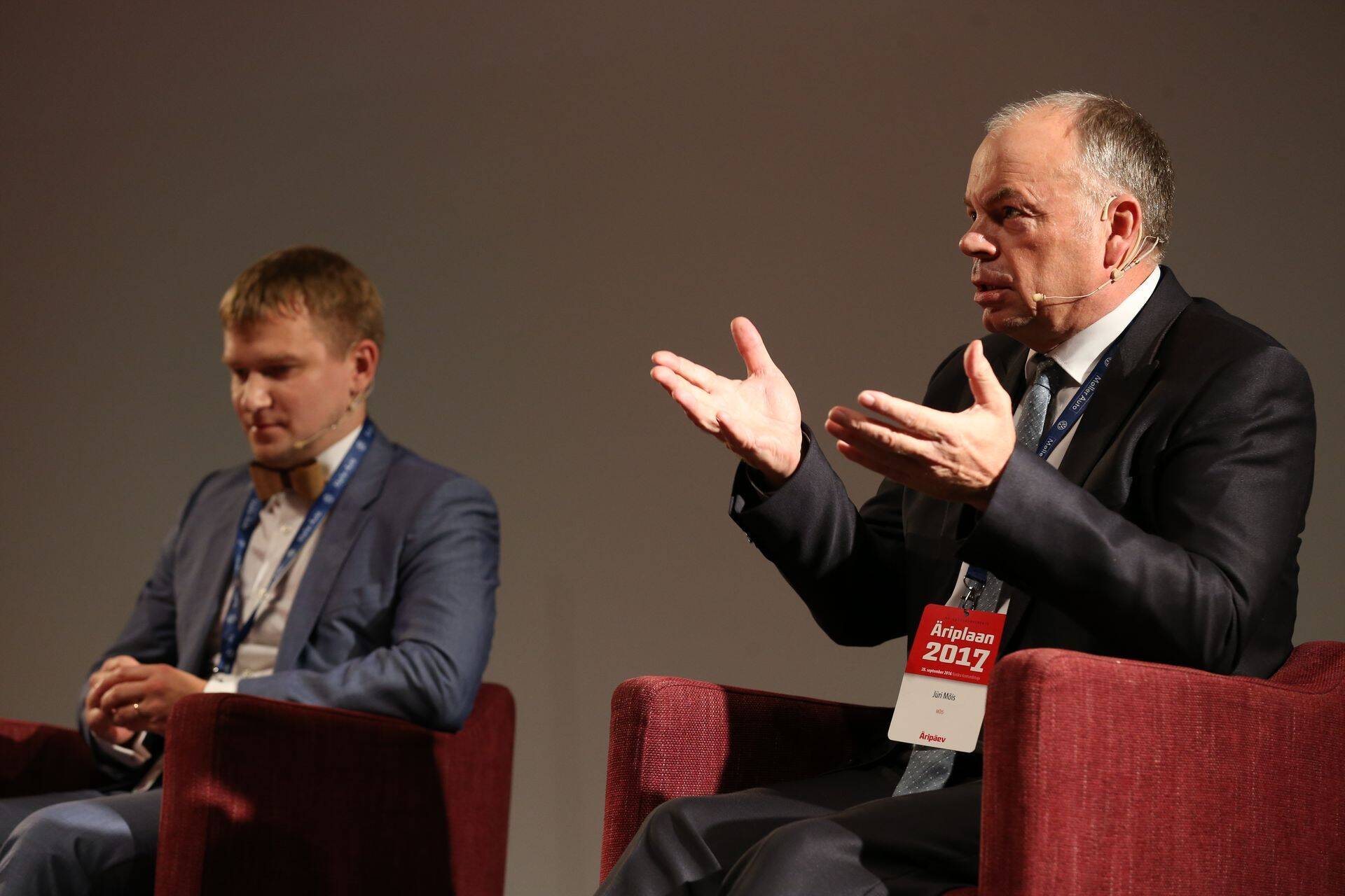 Ettevõtjad Jüri Mõis (paremal) ja Mikk Talpsepp