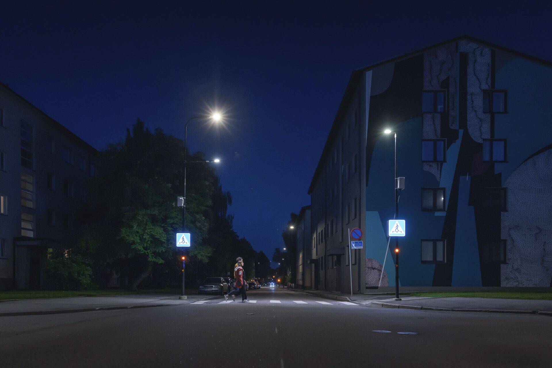 Bercmani nutikas ülekäigurada Tartus.