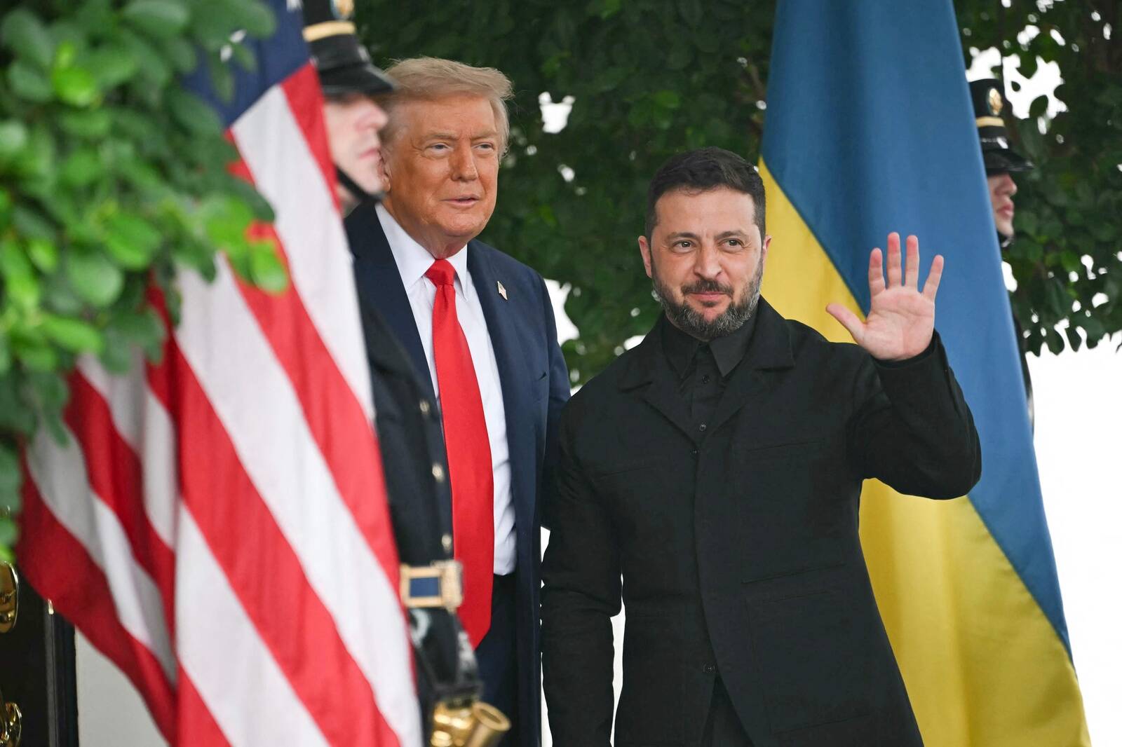 Президент США Дональд Трамп и президент Украины Владимир Зеленский.