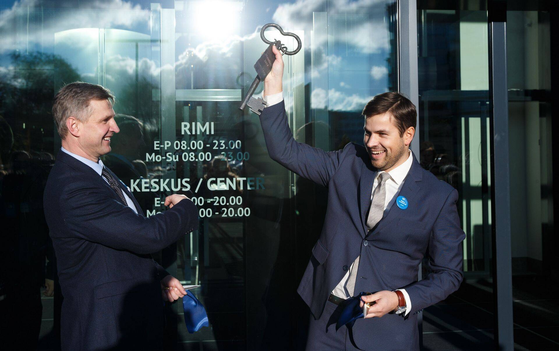 Astlanda juhatuse esimees Kaupo Kolsar ja Capfieldi juhatuse liige Ruben Gornischeff.