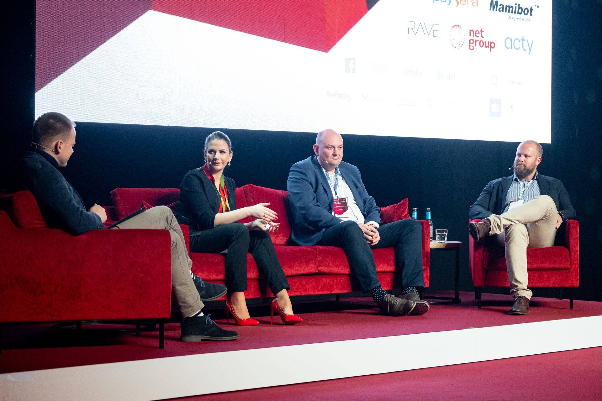 Margot Heinsalu (DPD Eesti), Ansi Arumeel (Omniva), Jonas Heinonen (Boomerang)