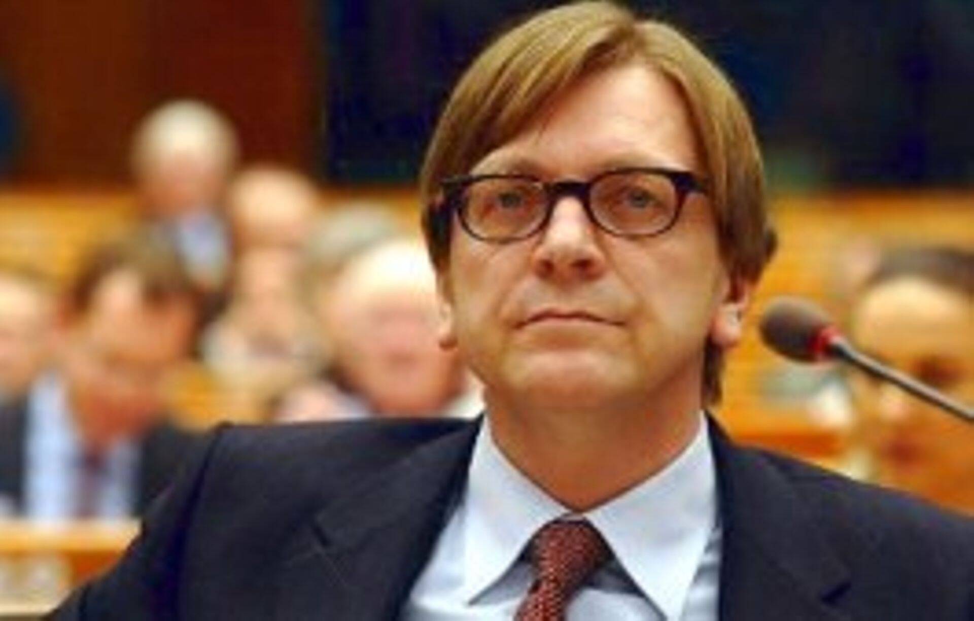 Глава либералов в Европарламенте и бывший премьер-министр Бельгии Ги Верхофстадт
