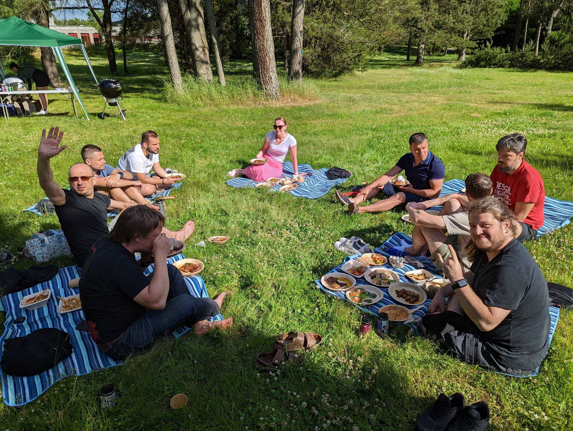 GrabCADi tiimi piknik. FOTOD: GRABCAD OÜ
