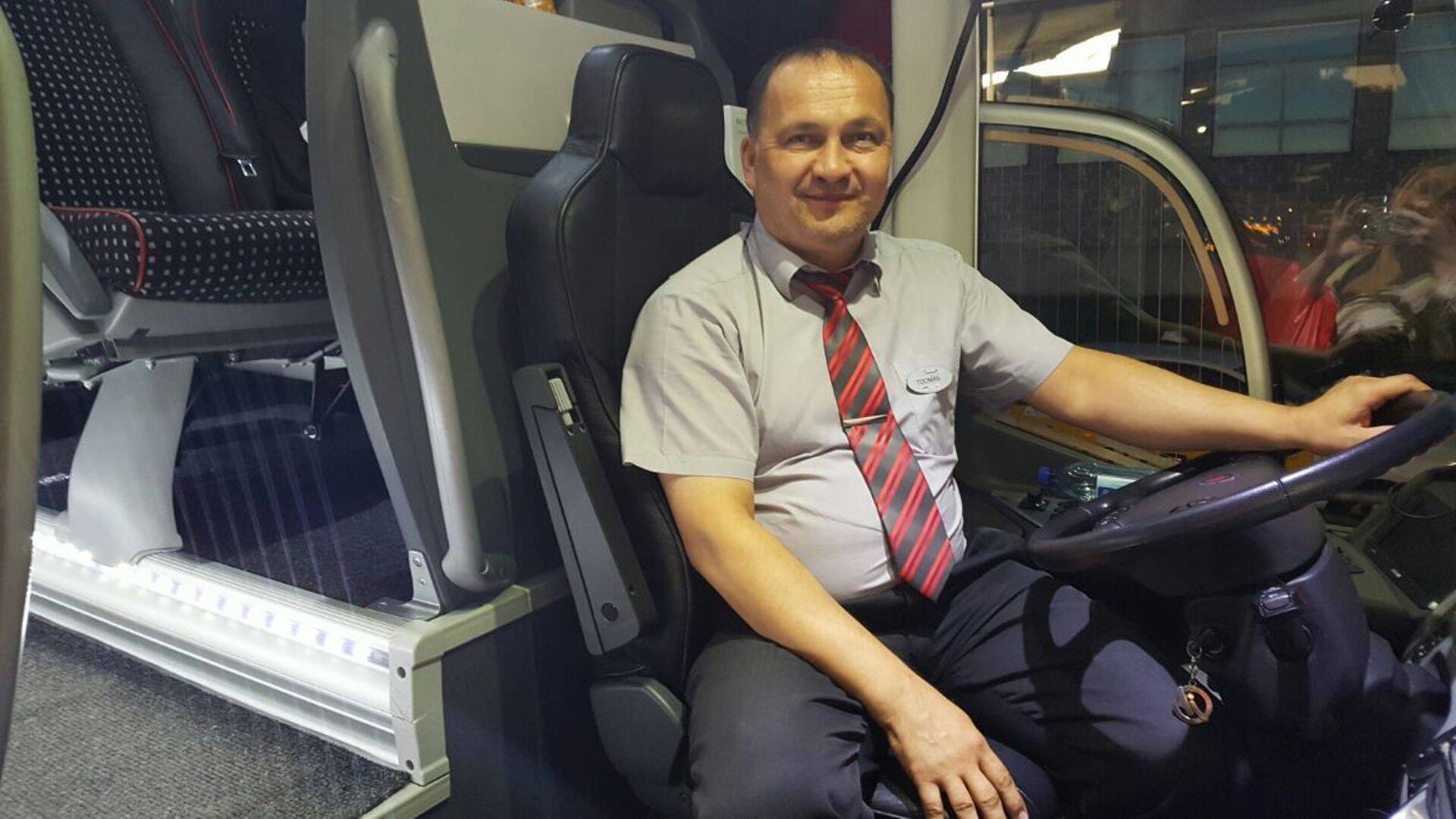 Bussijuht Toomas Raid