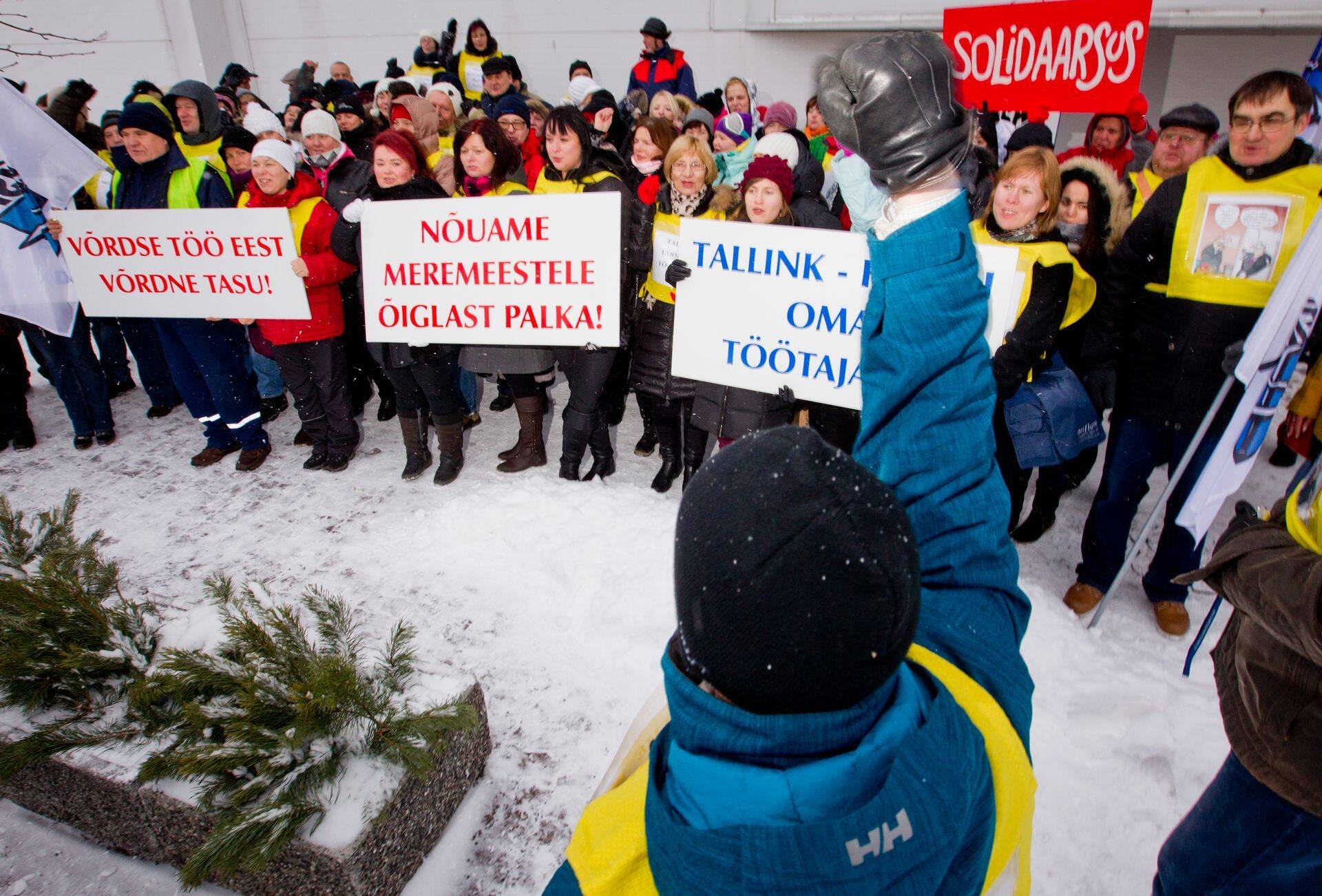 Забастовка работников Tallink