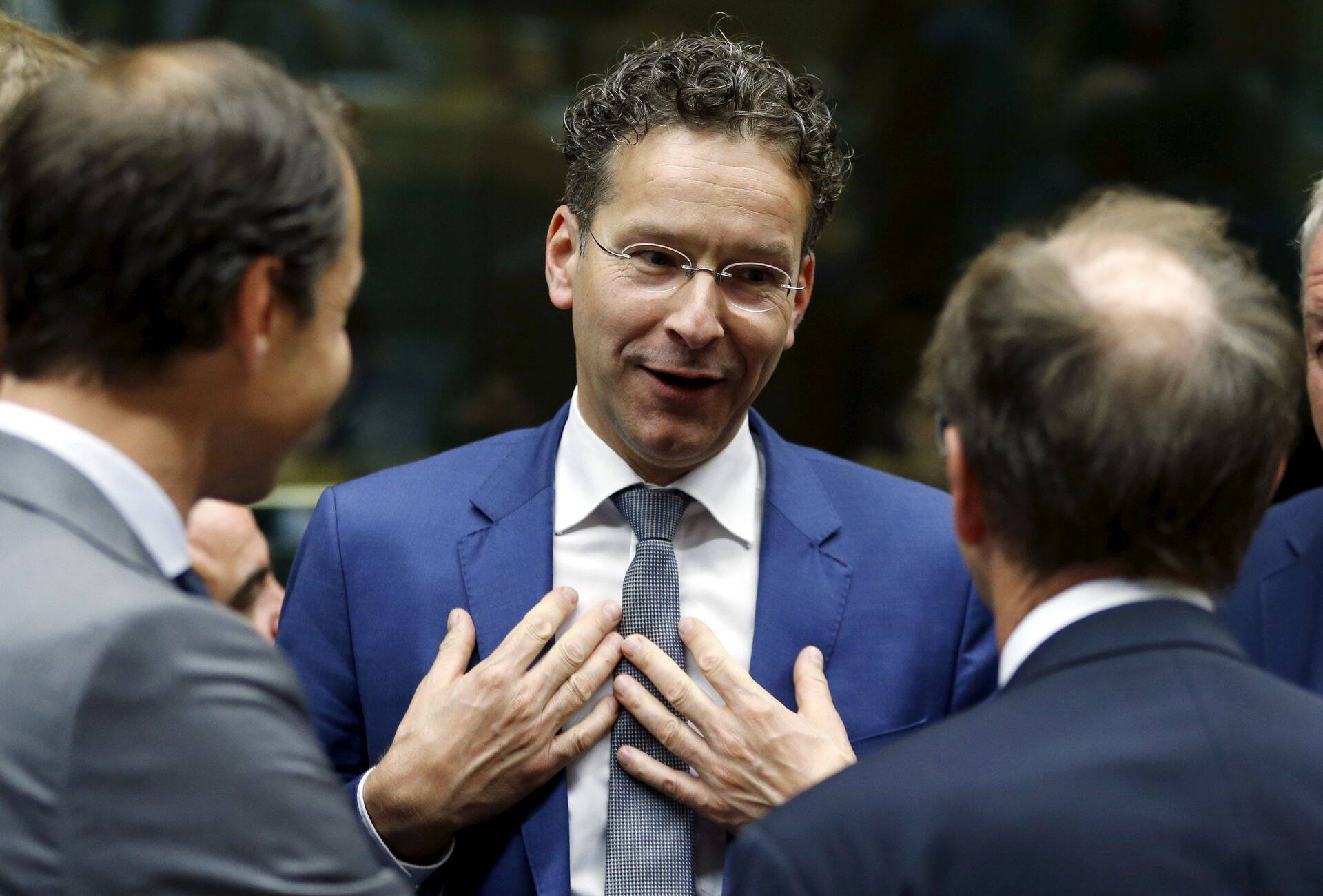Jeroen Dijsselbloem eurogrupi kohtumisel