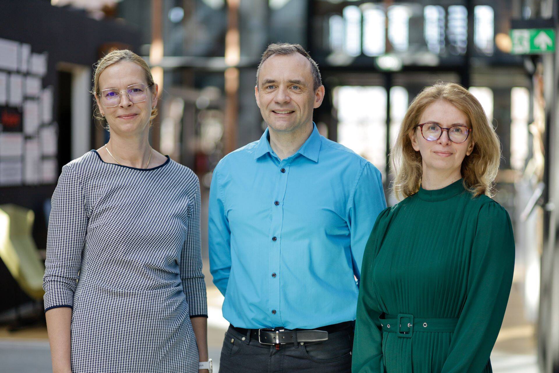 Piret Lantin, Paavo Siimann ja Krista Nelson.