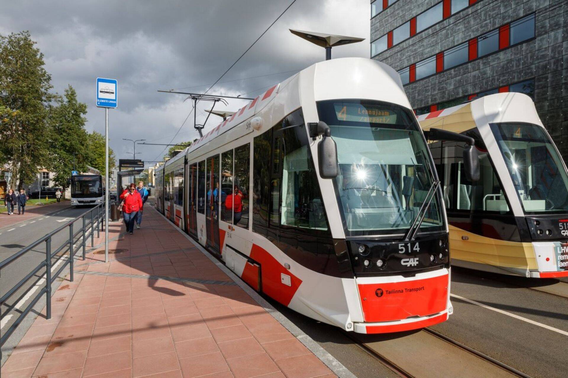 трамвай производства испанской фирмы CAF