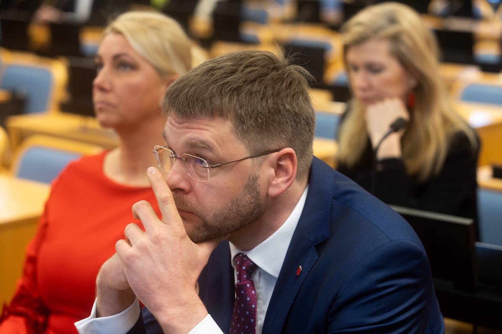 Лидер фракции Социал-демократической партии (СДП) Евгений Осиновский.