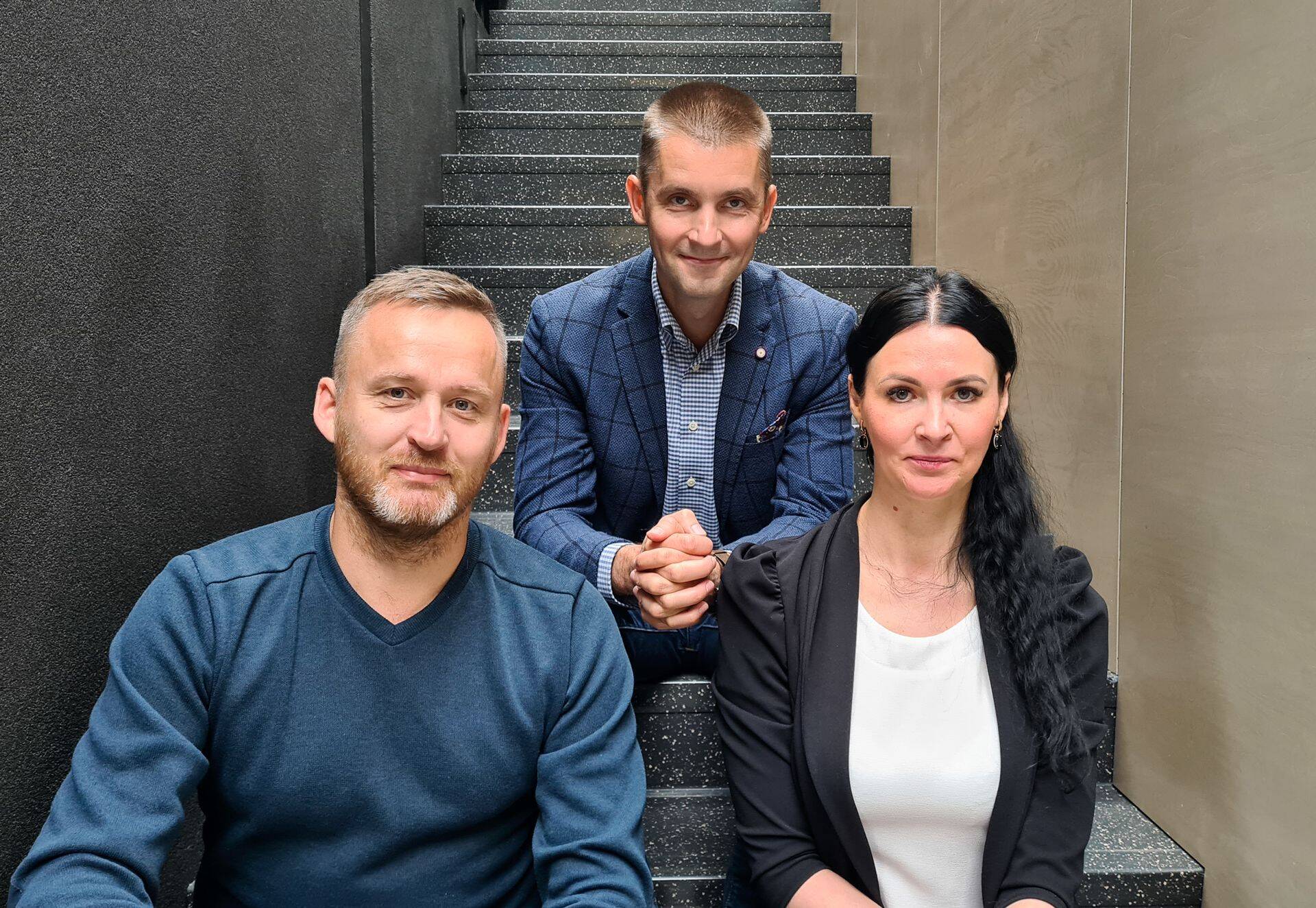 Art Lukas (keskel), Kristjan Anderson ja Pille Aus.