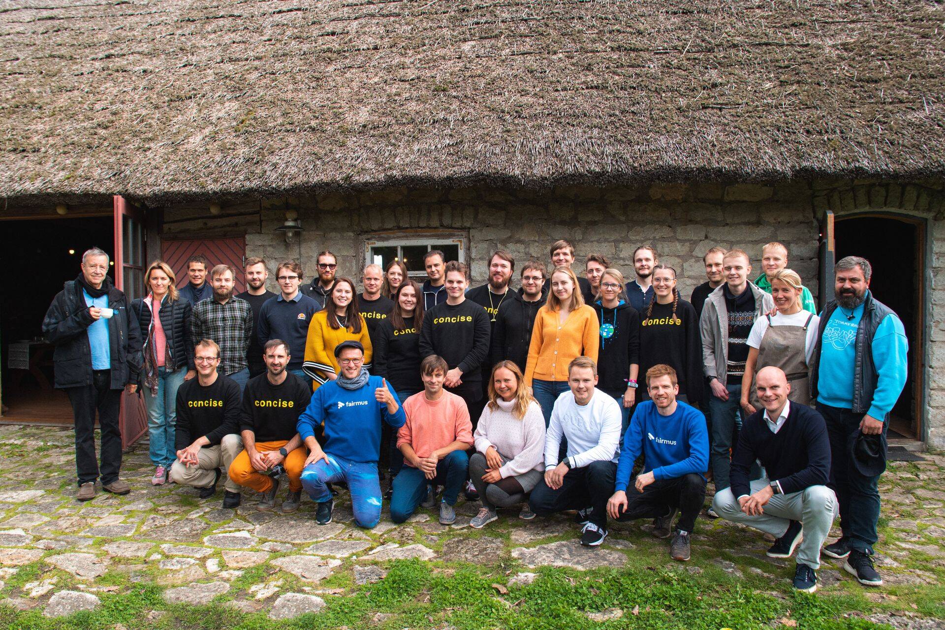 Fairmusi meeskond loodab osa saada Web3 võidukäigust. Foto Nautse-Mihkli talus toimunud Fairmus + Concise hackathonilt.