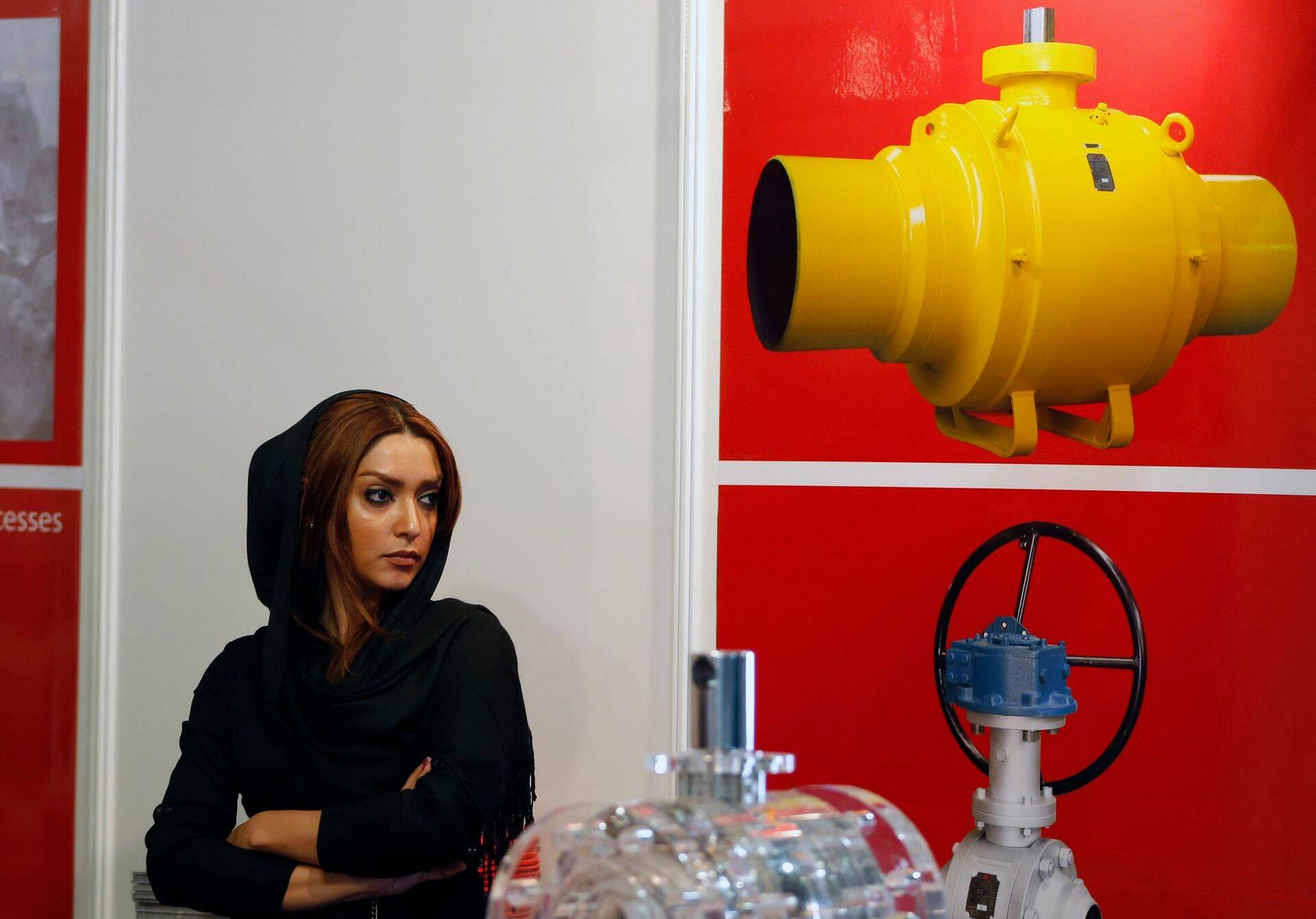 Iraani naftatööstuse mess Teheranis mullu mais.