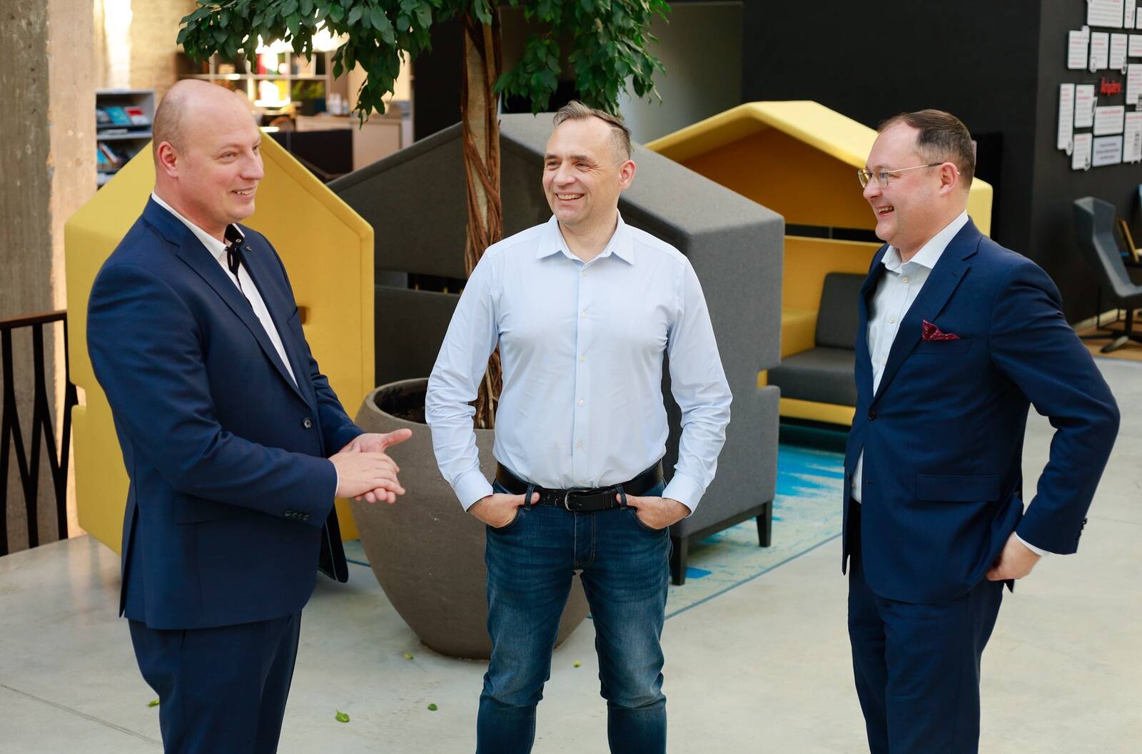 Joel Zernask, Paavo Siimann ja Hannes Lentsius.