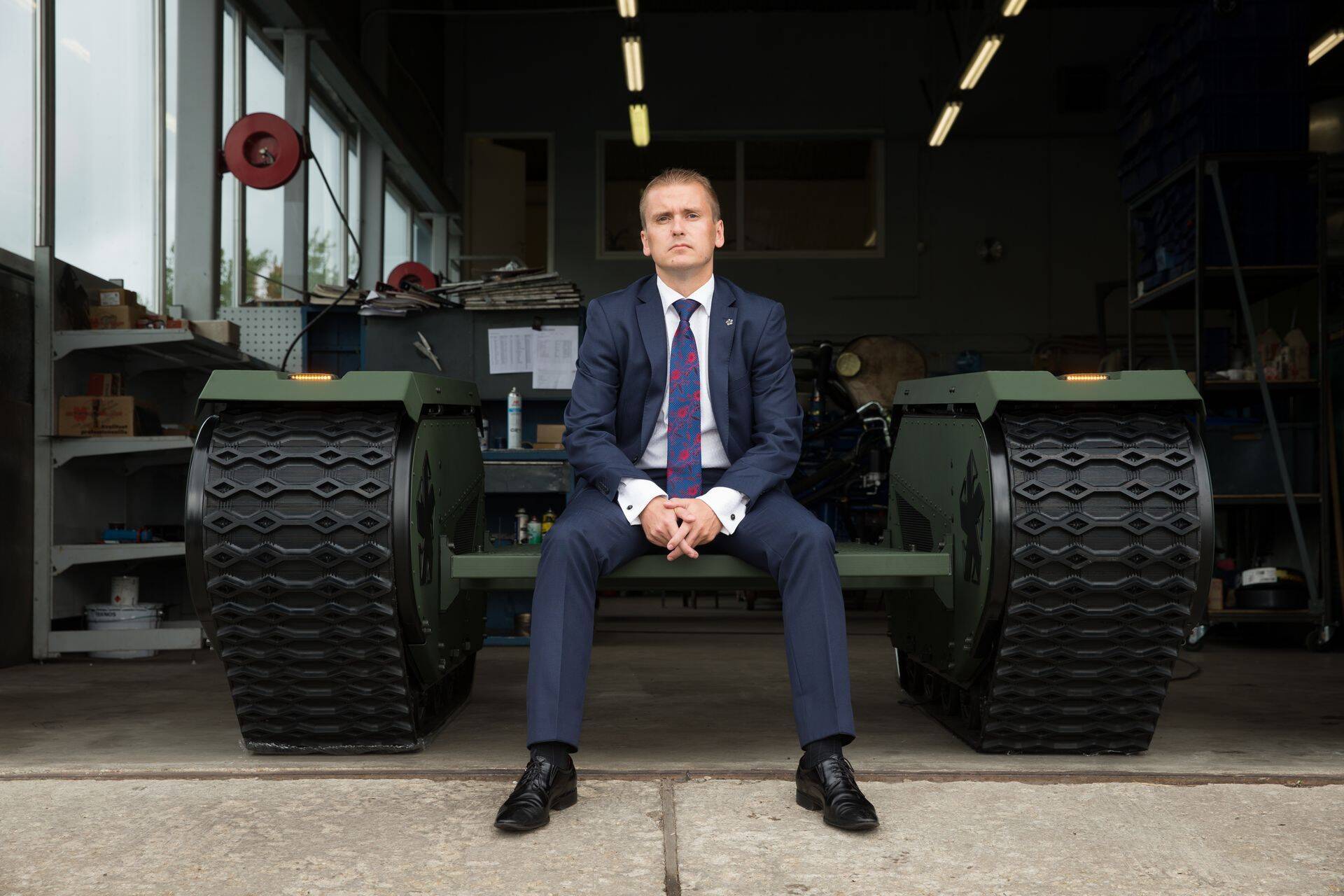 Kaitsetööstuse liidu juht ja ASi Milrem juht Kuldar Väärsi.