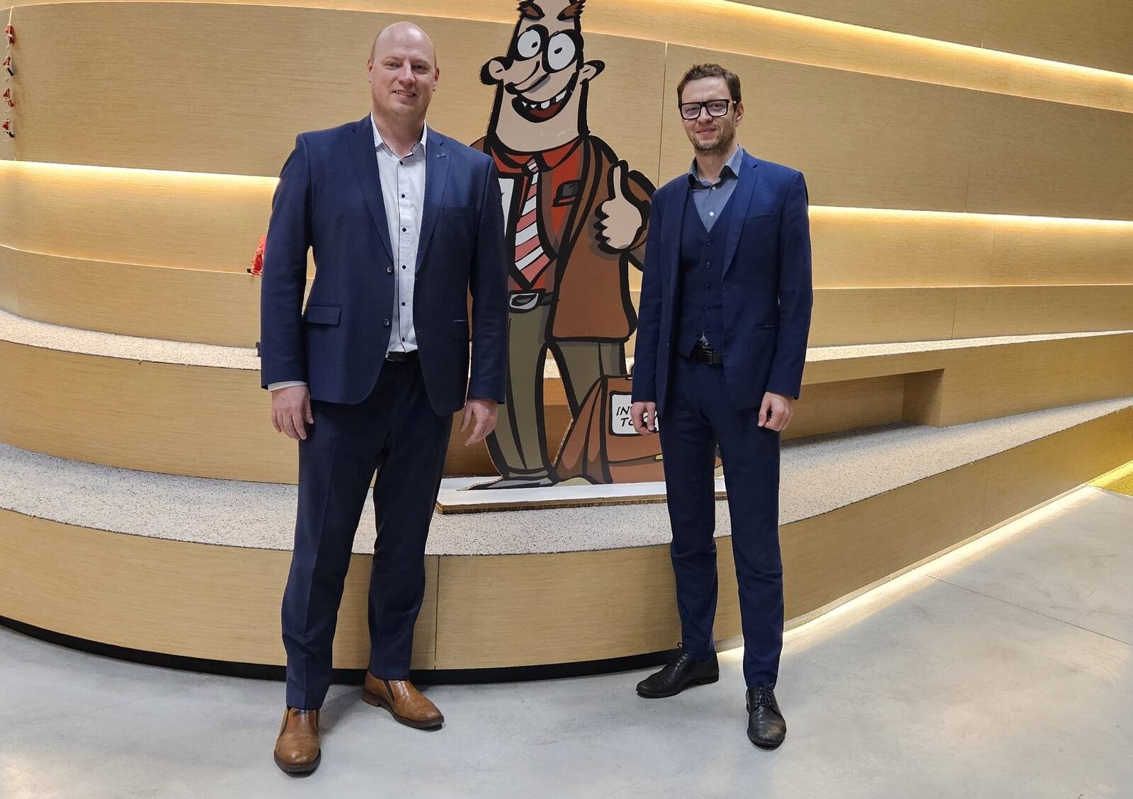 Vasakult: Joel Zernask ja Einar Rosin