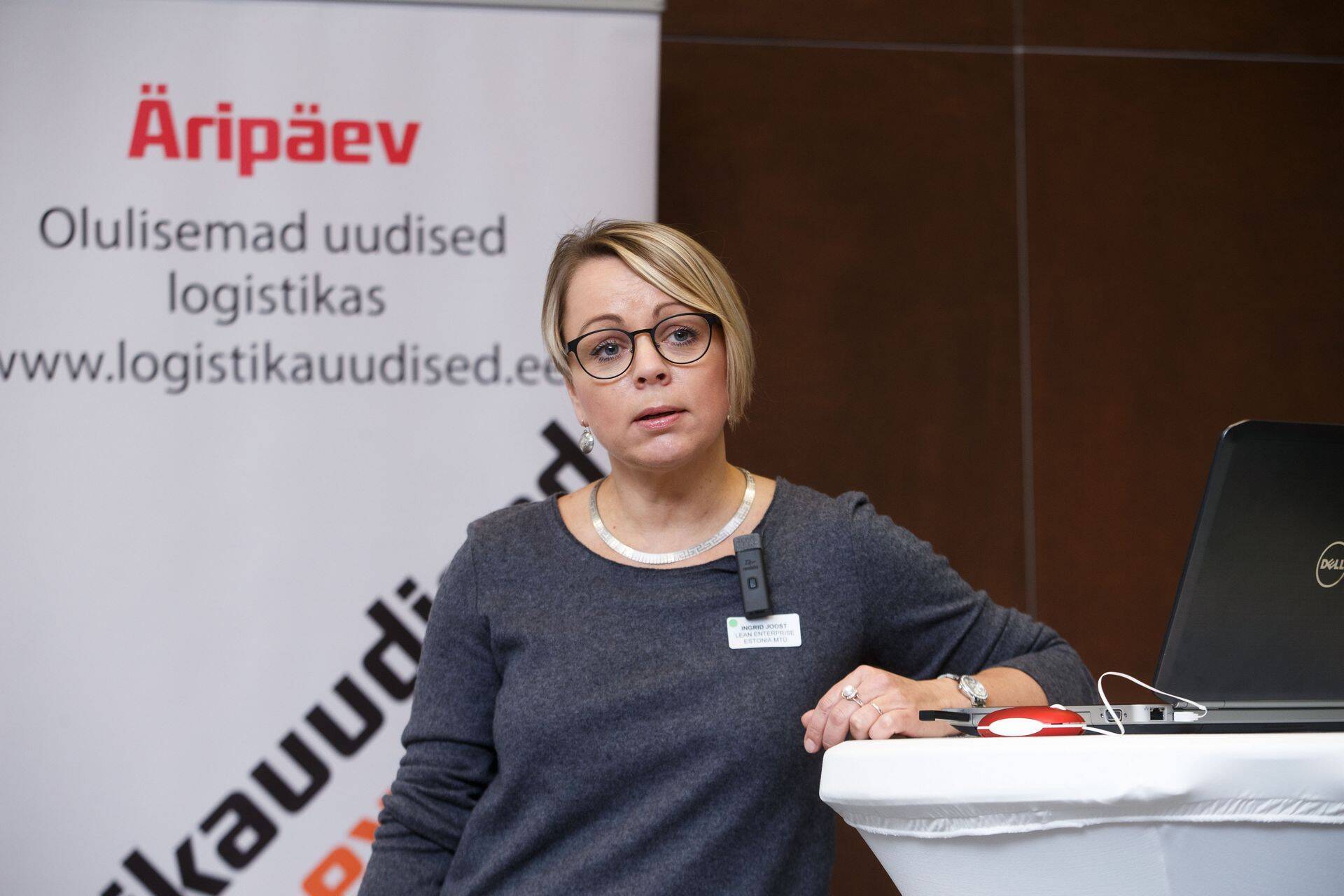 Õppejõud ja tootmiskorralduse õppekava väljatöötamise töörühma juht Ingrid Joost.