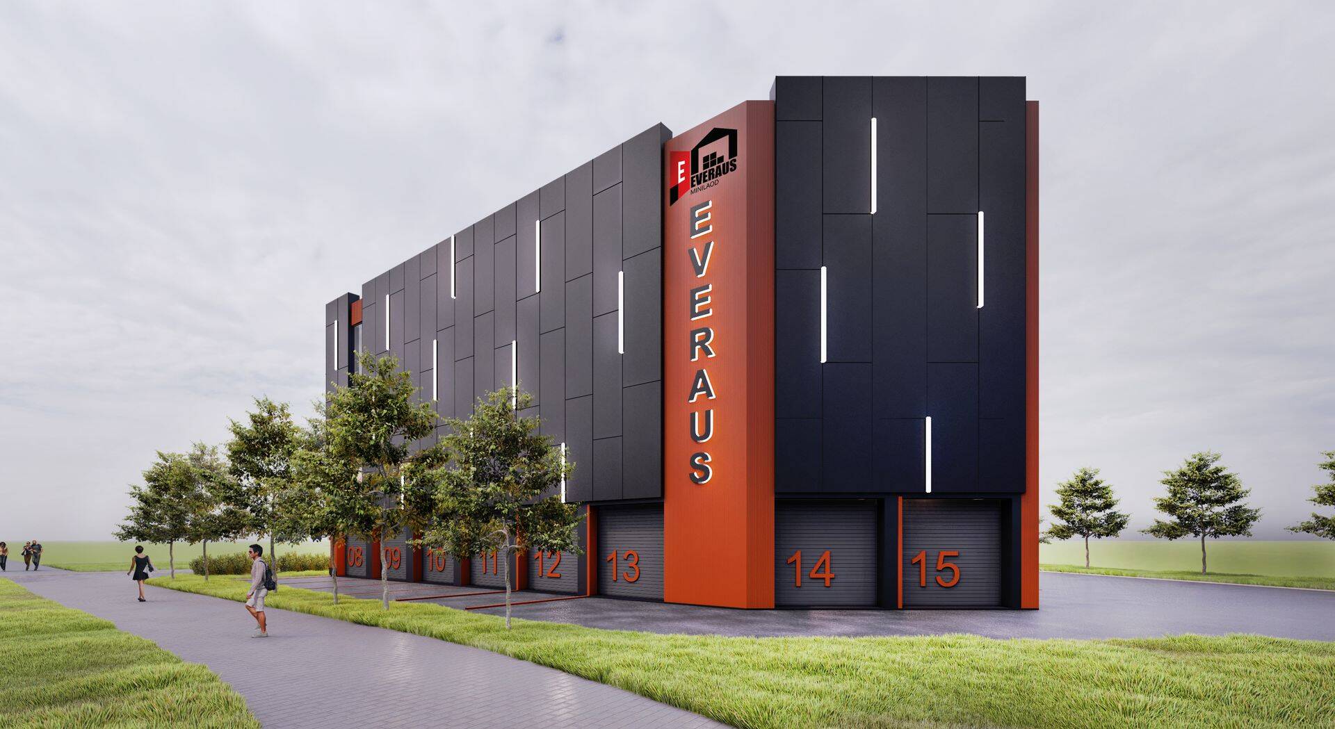 Мини-склады Everaus в Пеэтри и Хааберсти, всего более 675 мини-складов