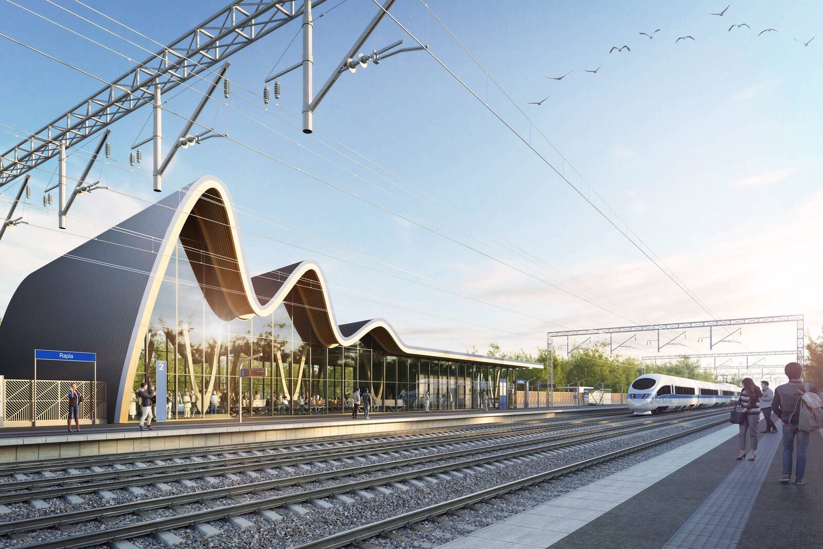 Visioon aastaks 2030, kui käib rongiliiklus Tallinna ja Varssavi vahel.