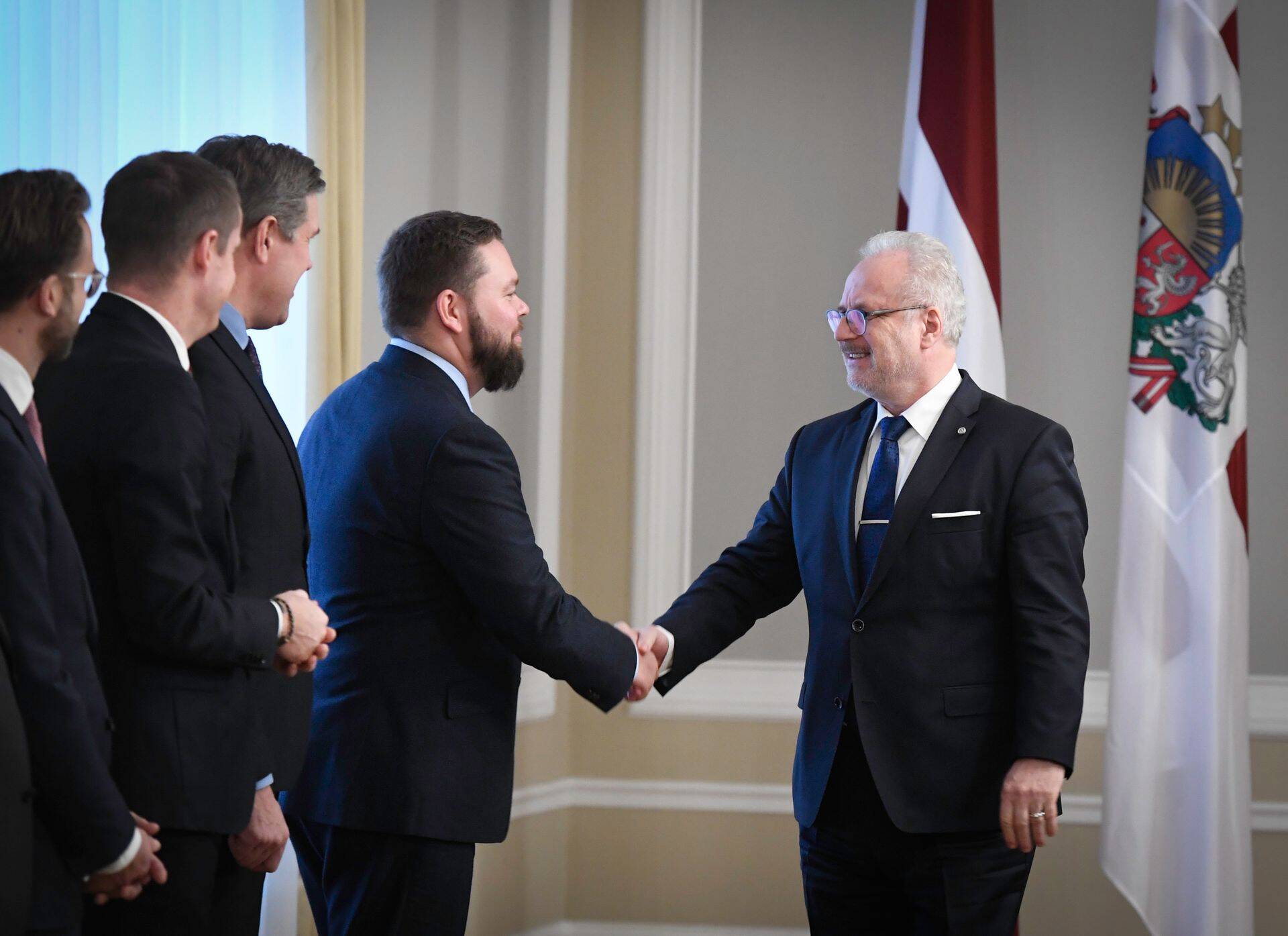 Eesti IT-minister Kaimar Karu kohtus ka Läti presidendi Egils Letvitsiga.
