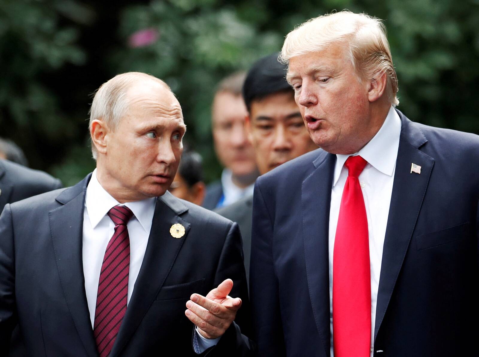 USA president Donald Trump ja Venemaa president Vladimir Putin kohtusid aastal 2017 Danangis, Vietnamis.
